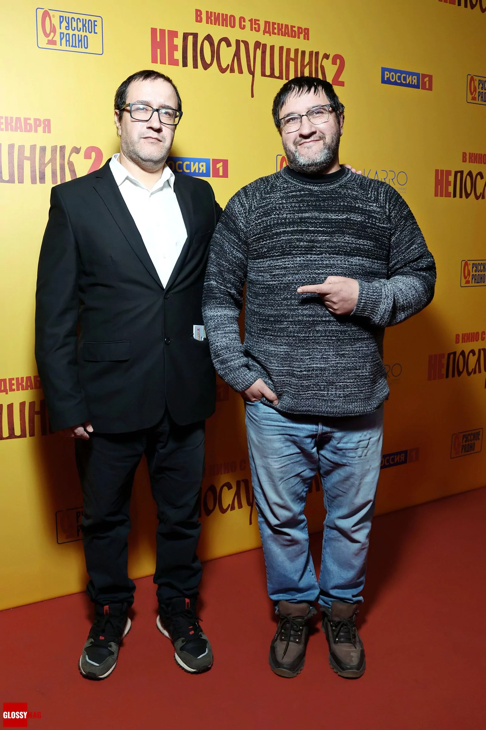 Владимир и Александр Котт на московской премьере второй части комедии «Непослушник», 7 декабря 2022 г.