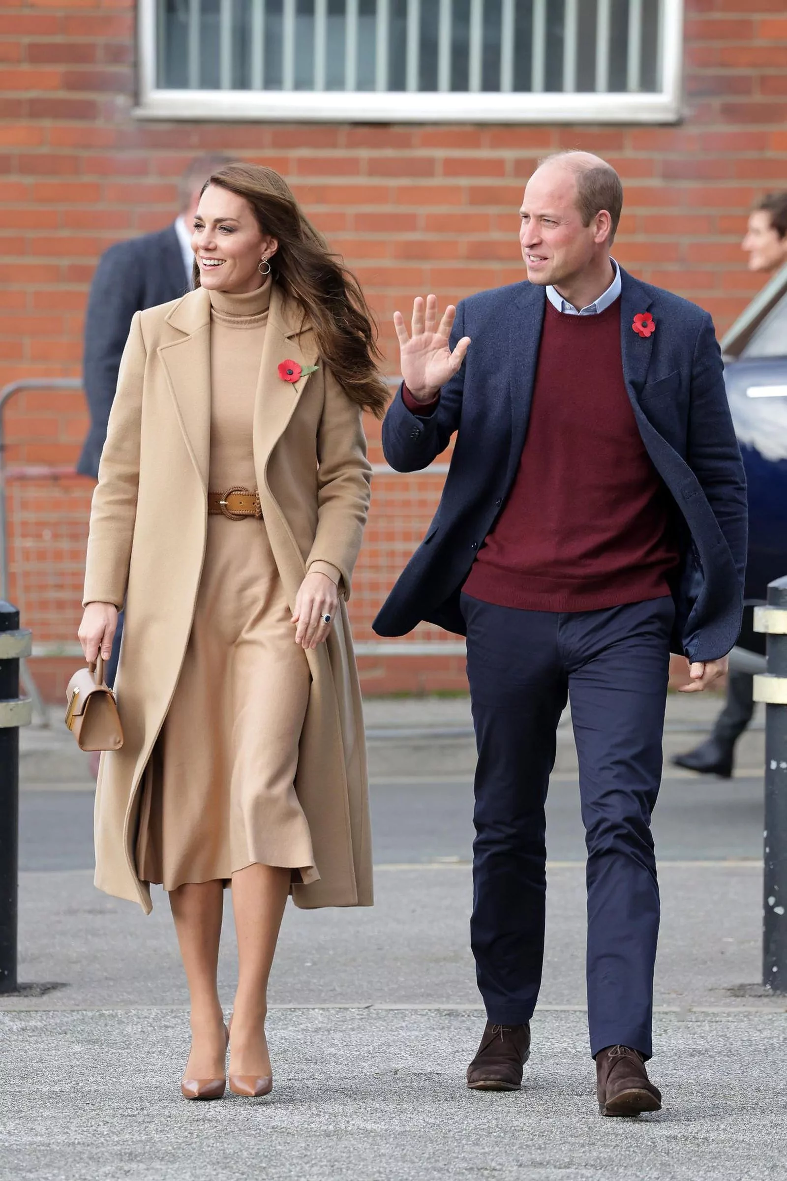 Принц Уильям и Кейт Миддлтон во время своего официального визита в Скарборо, 3 ноября 2022 г.