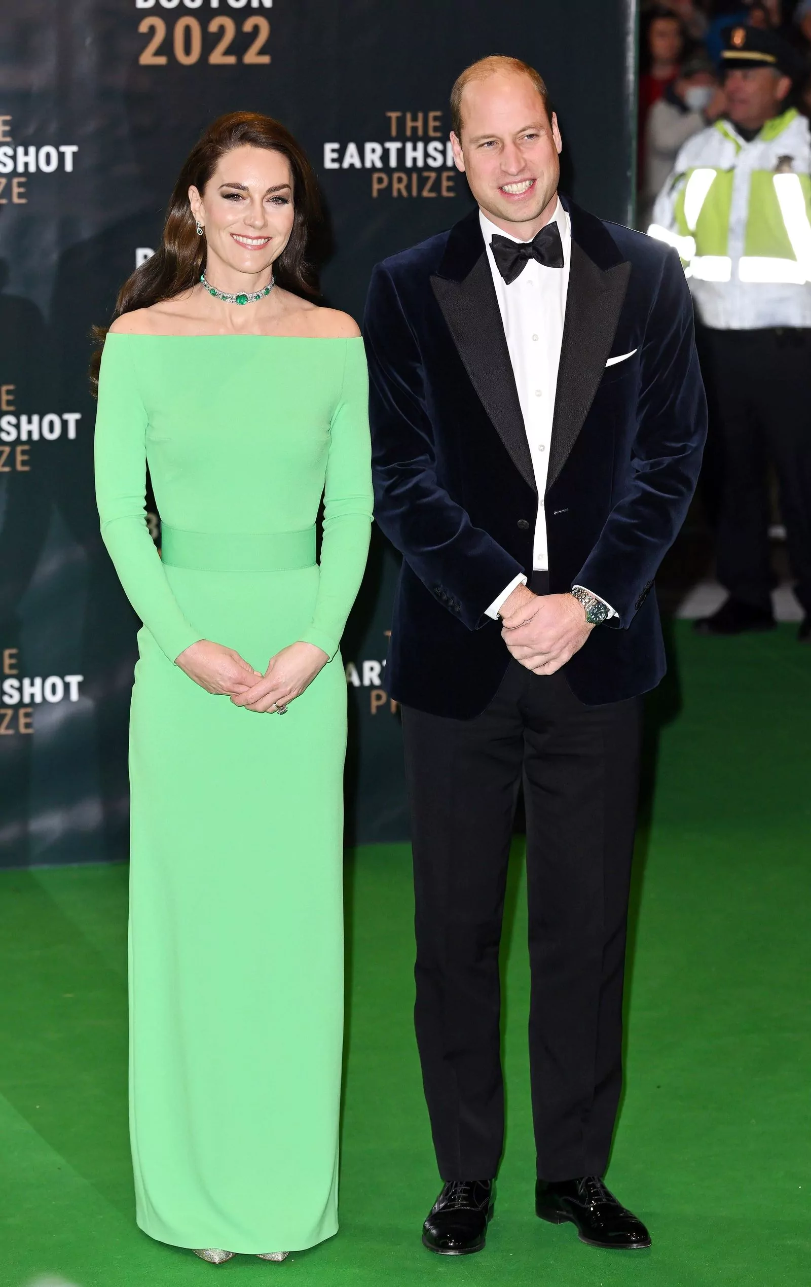 Принц Уильям и принцесса Уэльская Кэтрин на церемонии вручения премии Earth shot Prize 2022 в Бостоне, 2 декабря 2022 г.