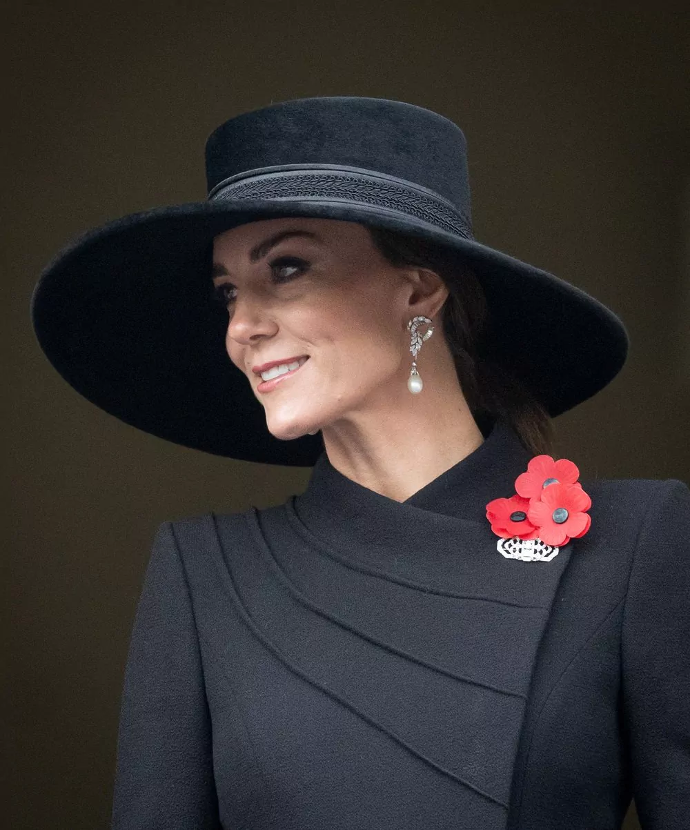 Принцесса Уэльская Кэтрин на Национальной службе памяти у Кенотафа в Лондоне, 13 ноября 2022 г.