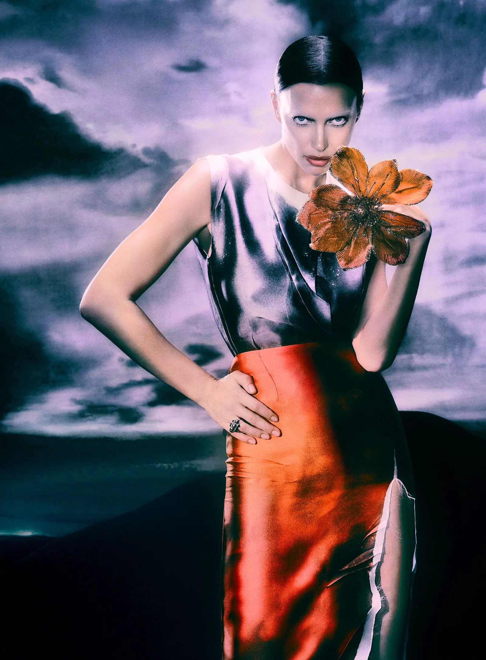 Ирина Шейк в объективе Елизаветы Породиной для февральского Vogue UK 2023, фото 9