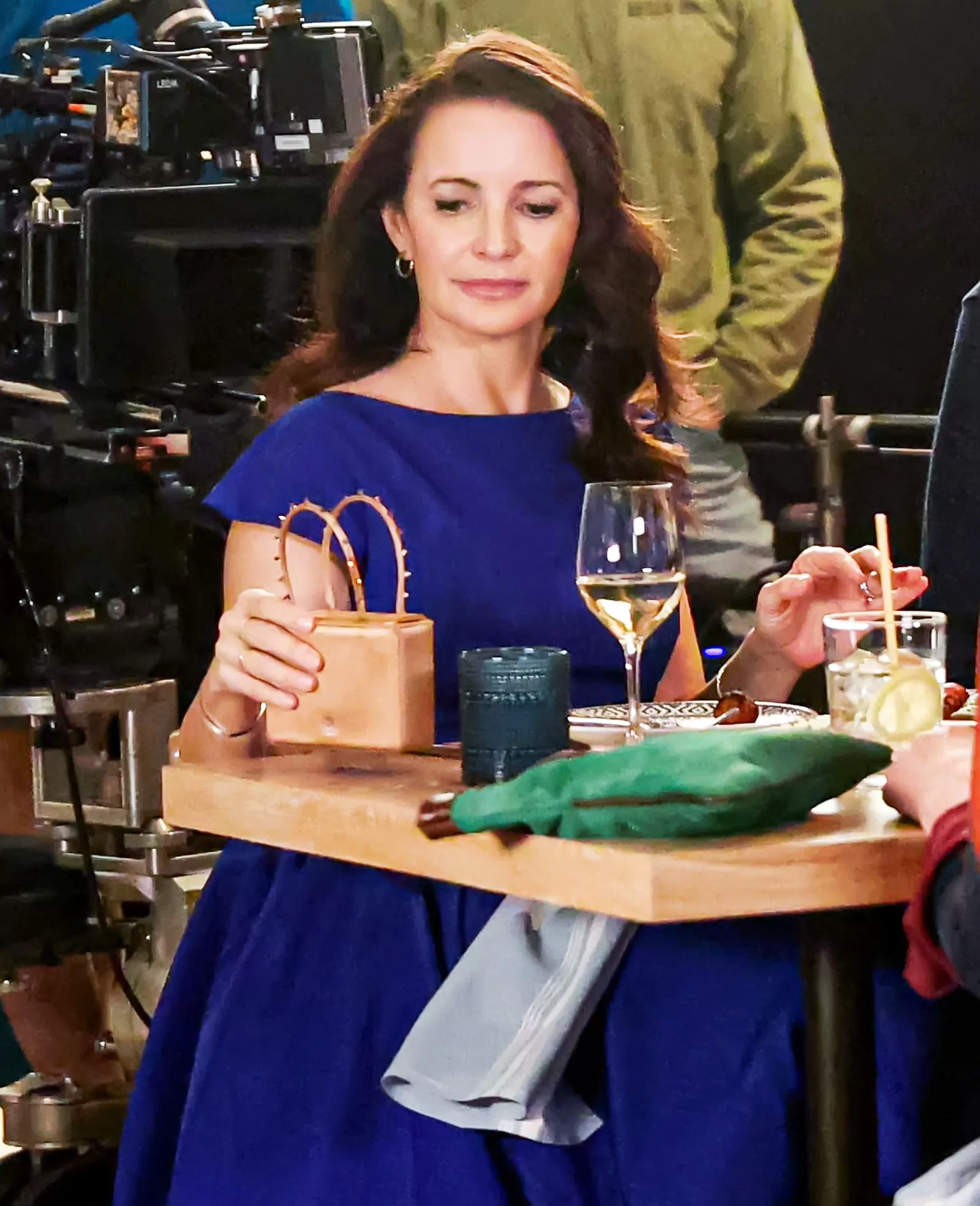 Кристин Дэвис на съемках сериала «И просто так» в Нью-Йорке, 1 февраля 2023 г., фото 2