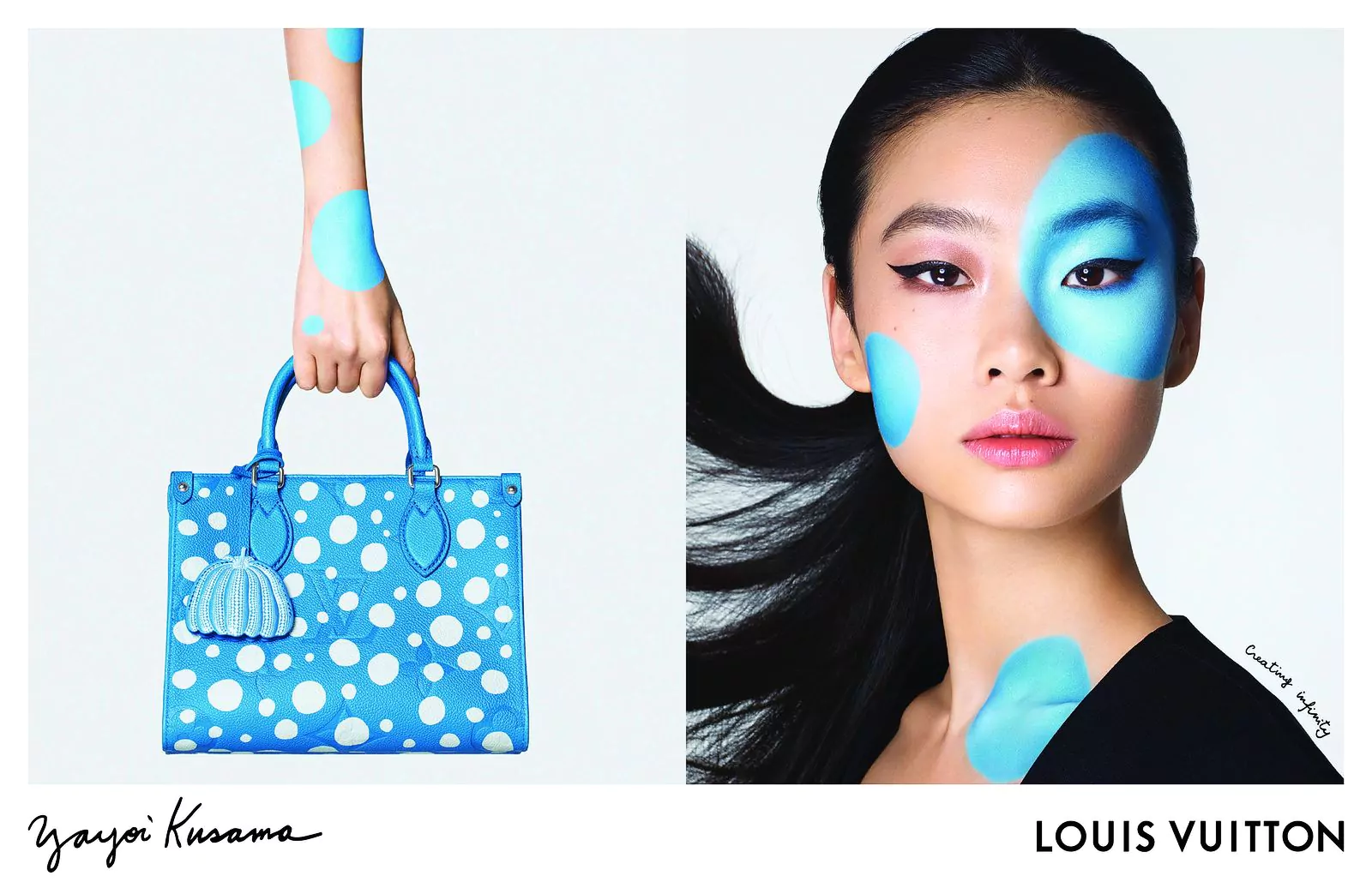 Чон Хо Ён в рекламной кампании «Creating Infinity» Louis Vuitton x Yayoi Kusama, фото 1