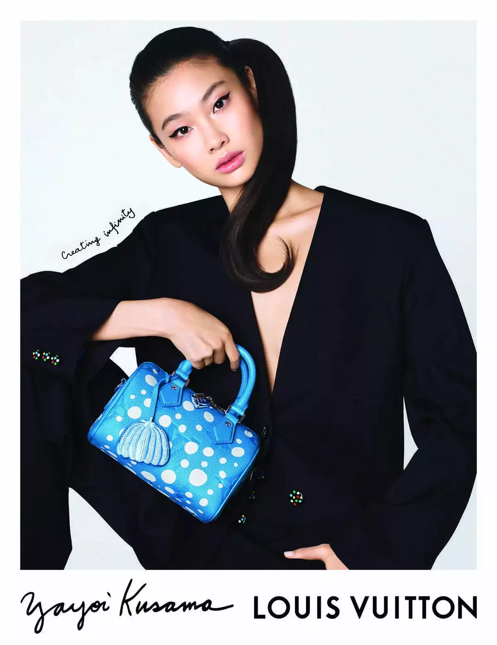 Чон Хо Ён в рекламной кампании «Creating Infinity» Louis Vuitton x Yayoi Kusama, фото 2