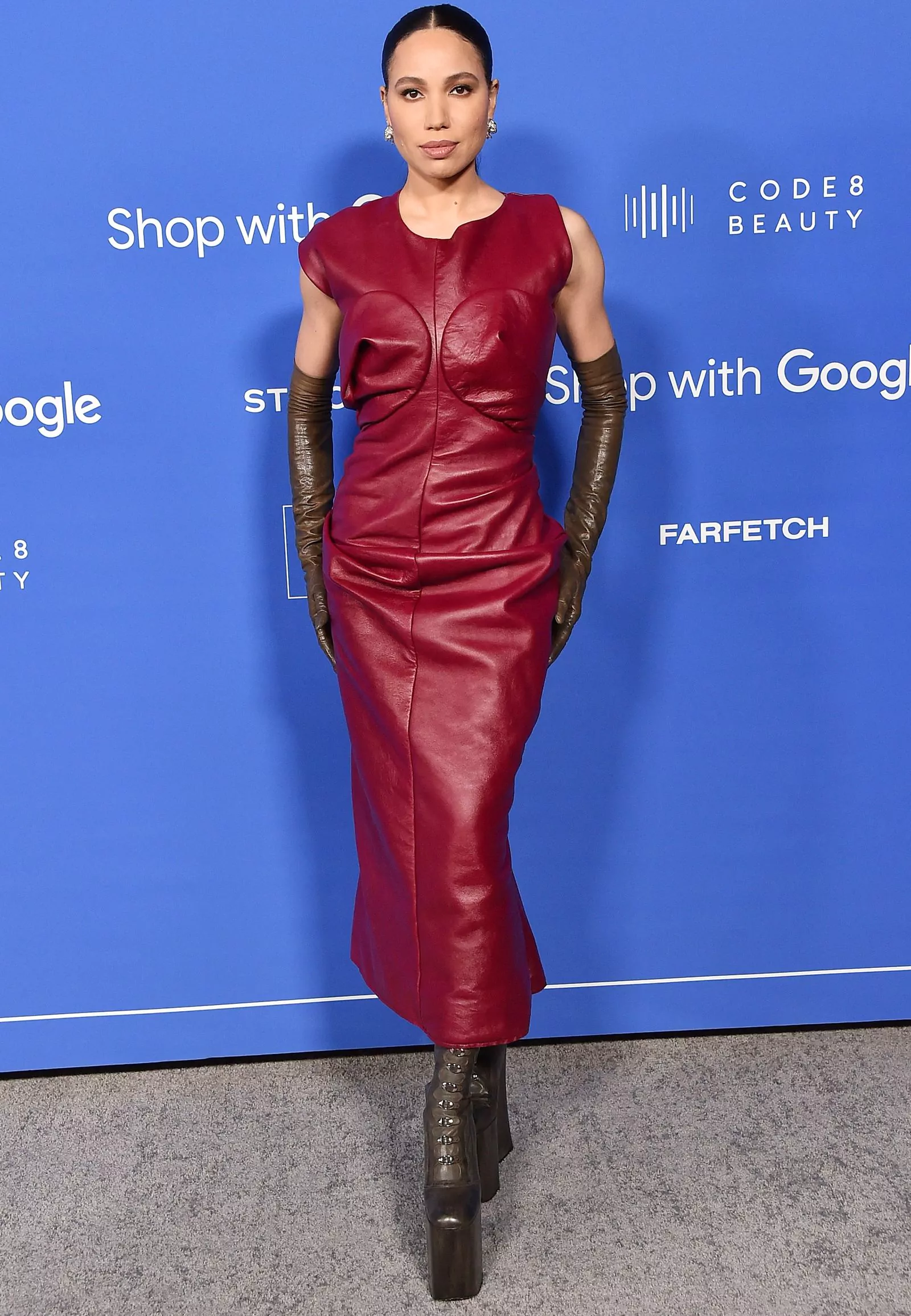 Джерни Смоллетт на церемонии вручения премий Fashion Trust US 2023 в Голливуде, 21 марта 2023 г.