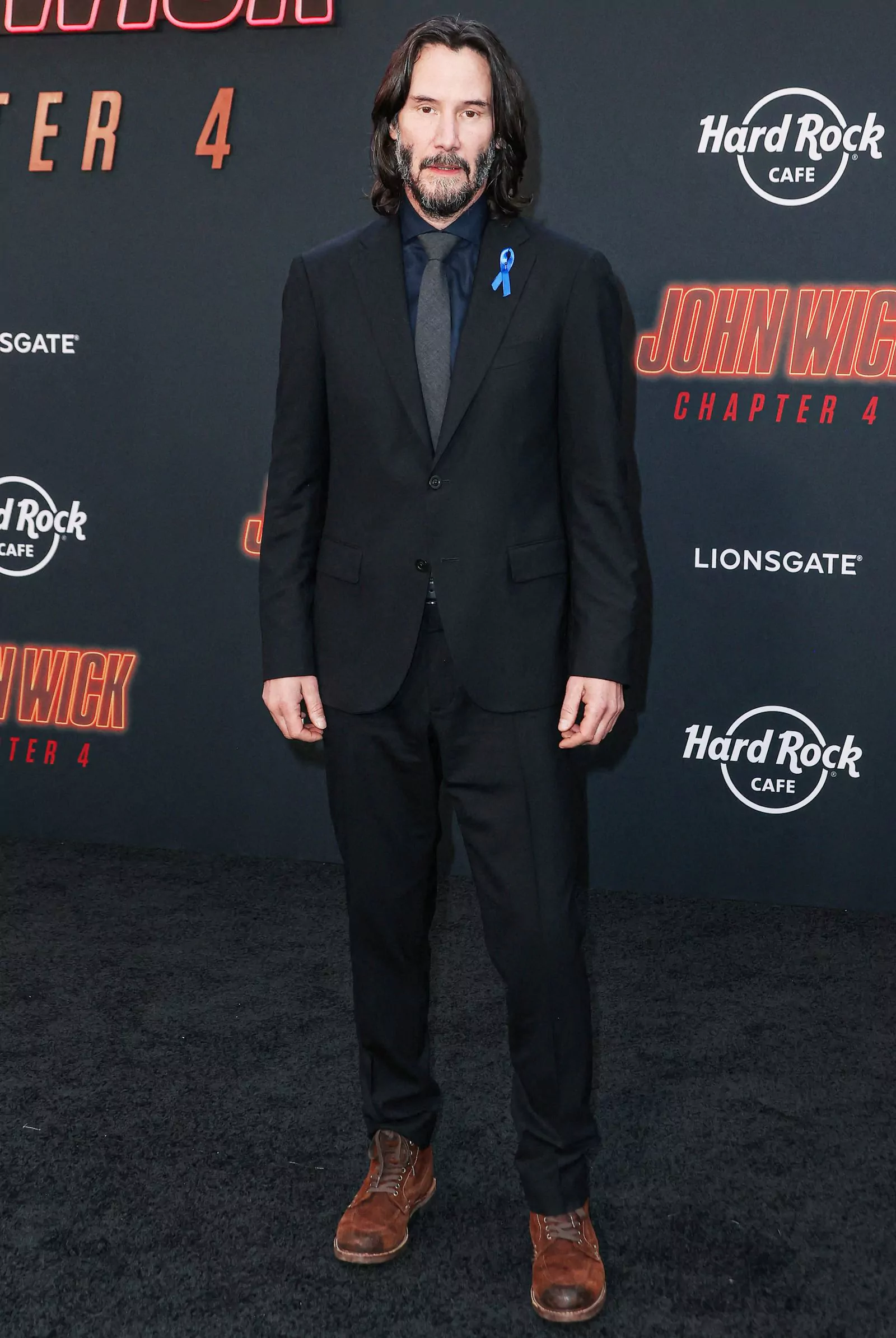 Киану Ривз на премьере фильма «Джон Уик 4» в Лос-Анджелесе, 21 марта 2023 г., фото 1