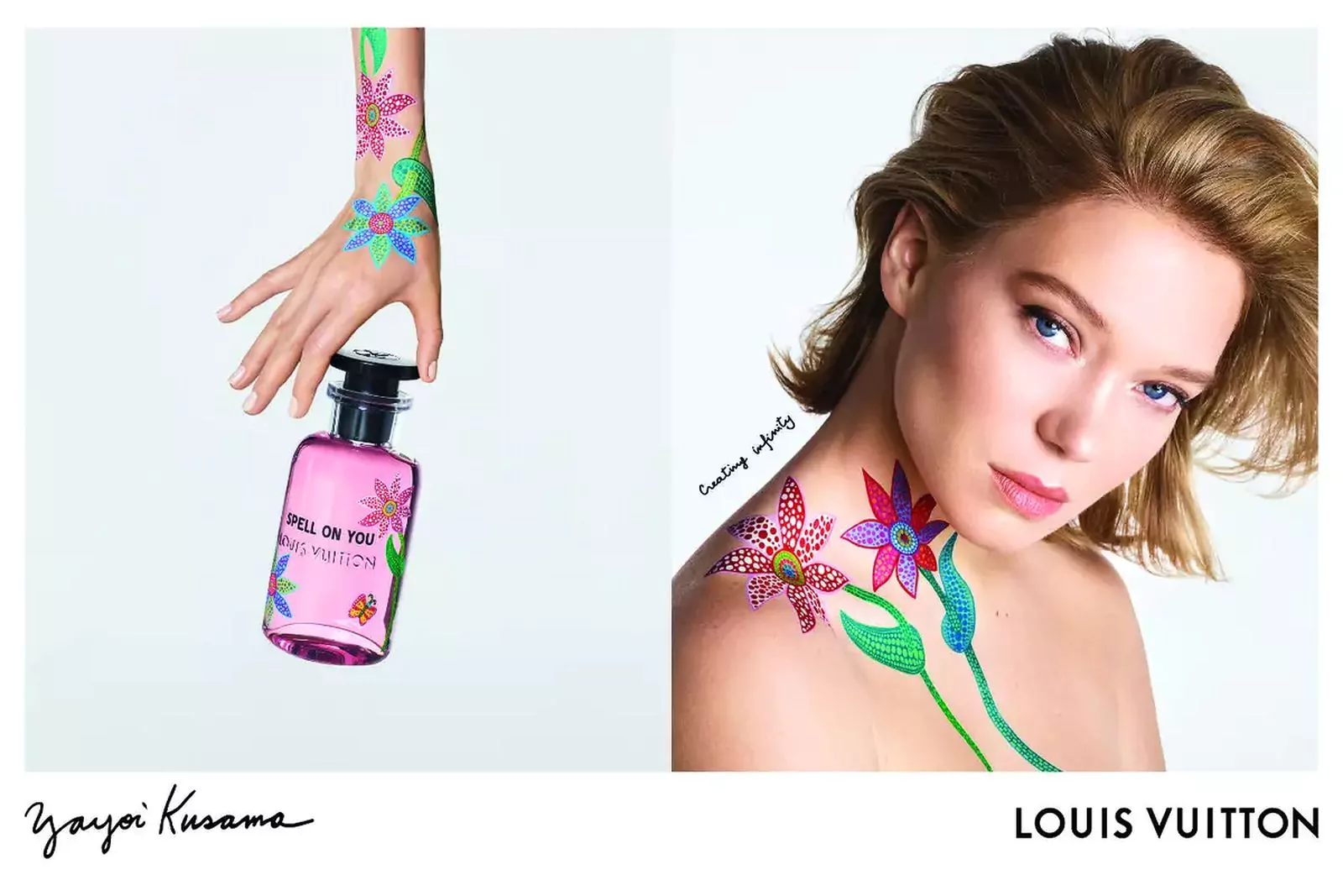 Леа Сейду в рекламной кампании «Creating Infinity» Louis Vuitton x Yayoi Kusama, фото 3