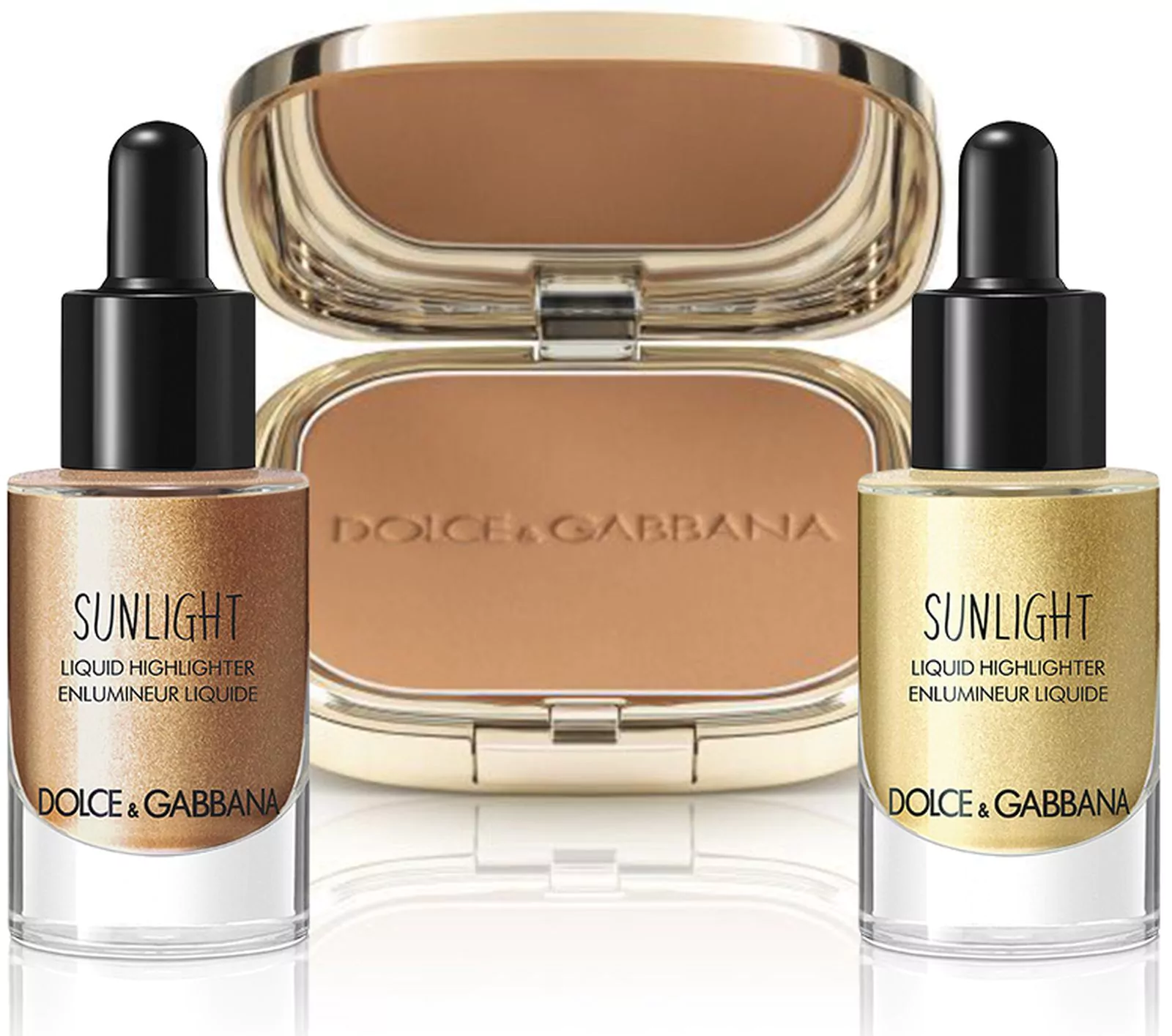 Dolce&Gabbana beauty жидкий хайлайтер Sunlight, Bronzer, хайлайтер Sunlight