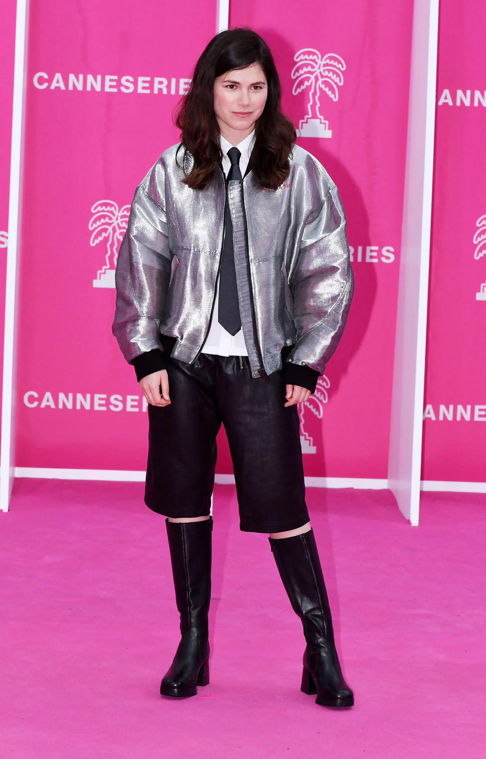 Ханна ван Флит на 6-м международном фестивале сериалов Canneseries 2023 в Каннах, 14 апреля 2023 г.