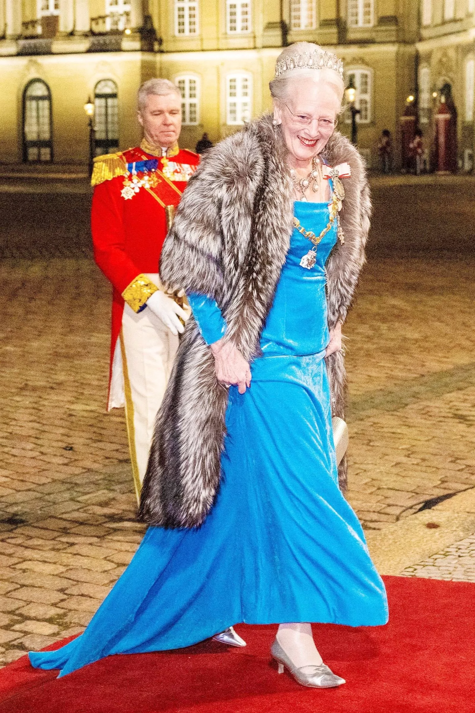 Королева Дании Маргрете II на ежегодном новогоднем приеме во дворце Амалиенборг в Копенгагене, 1 января 2023 г., фото 2