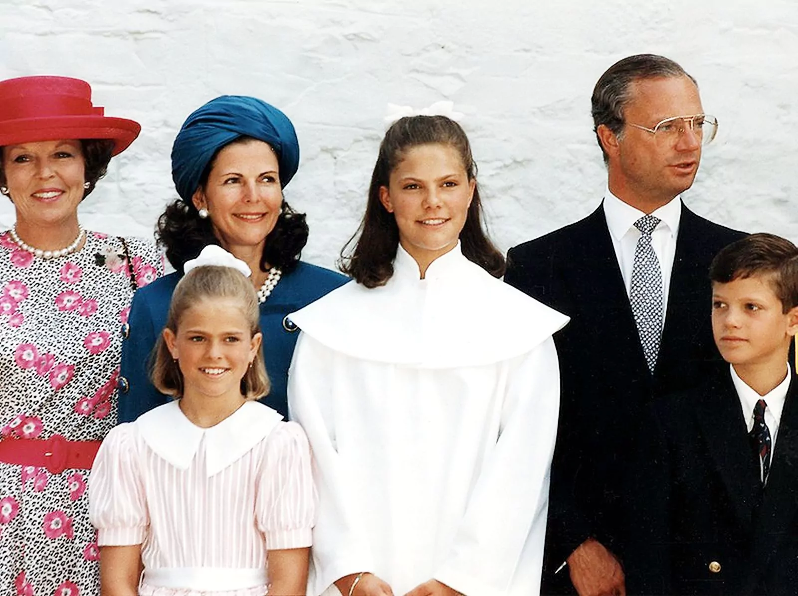 Наследная принцесса Виктория была конфирмована в церкви Боргхольма, лето 1992 г.