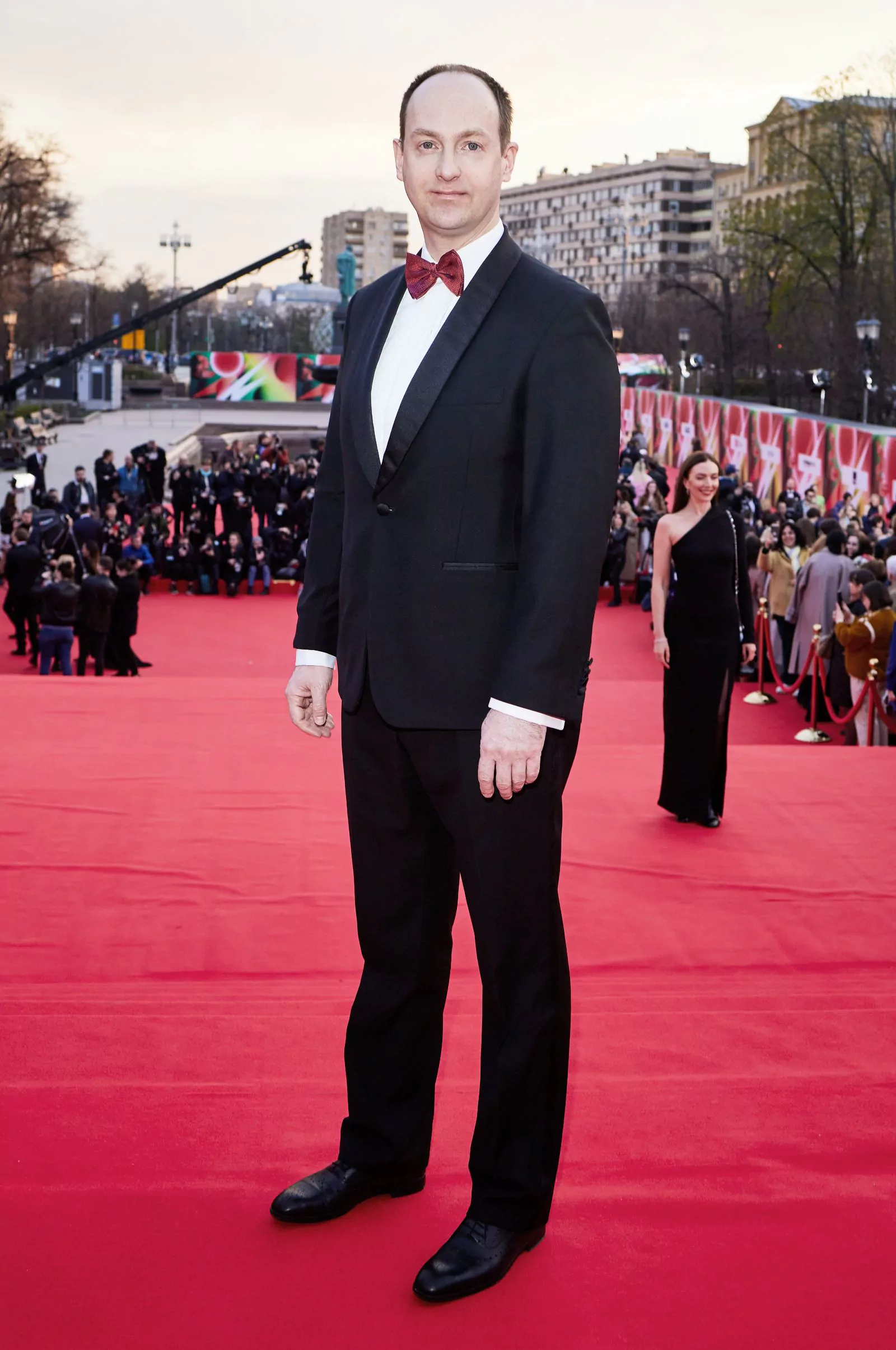 Никита Тарасов на церемонии открытия 45-го Московского Международного кинофестиваля, 20 апреля 2023 г.