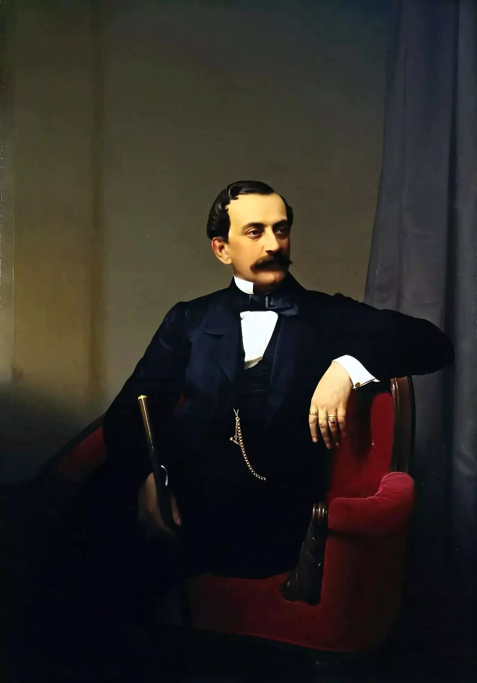 Портрет князя Николая Борисовича Юсупова. Сергей Константинович Зарянко, 1868 г.