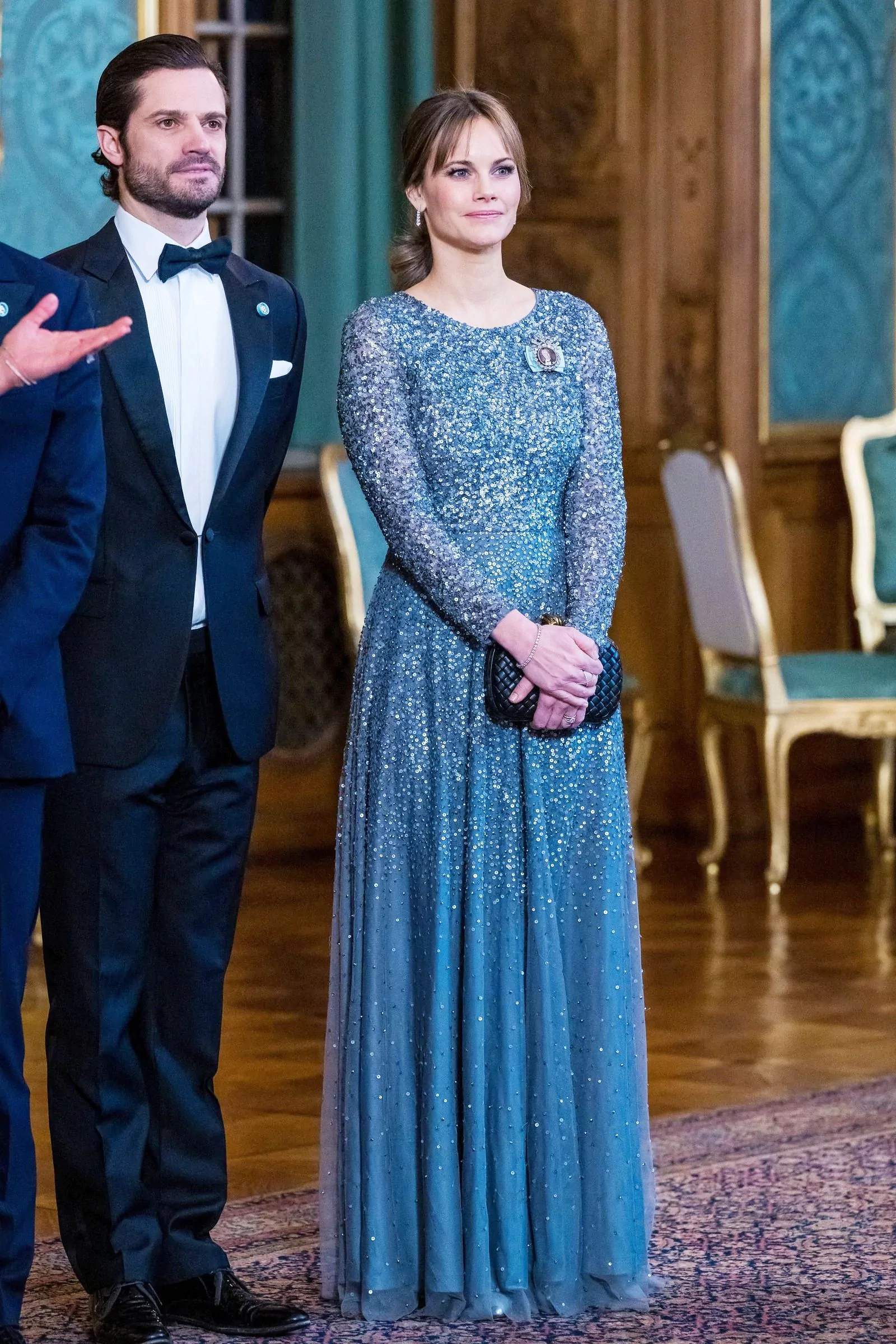 Принц Карл Филипп и принцесса София на ежегодном шведском ужине в Королевском дворце в Стокгольме, 20 января 2023 г., фото 1