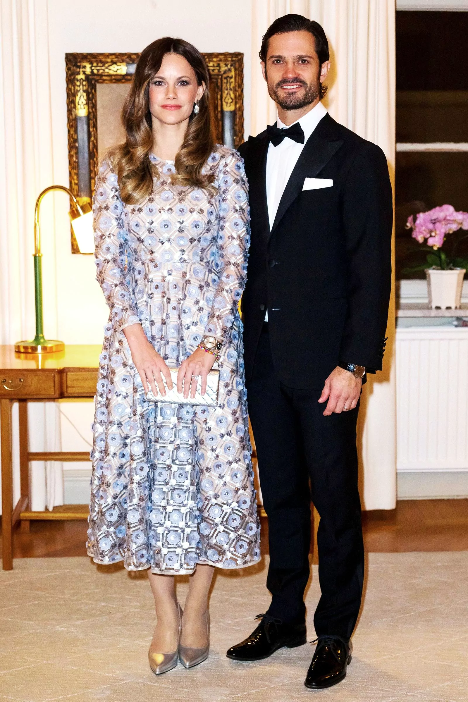 Принцесса София, принц Карл Филипп на официальном ужине в резиденции Вермланда, 25 октября 2022 г.