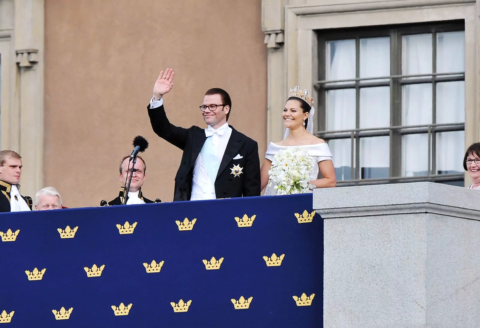 Свадьба кронпринцессы Виктории и Даниэля Вестлинга в церкви Сторкиркан, Стокгольм, 19 июня 2010 г.