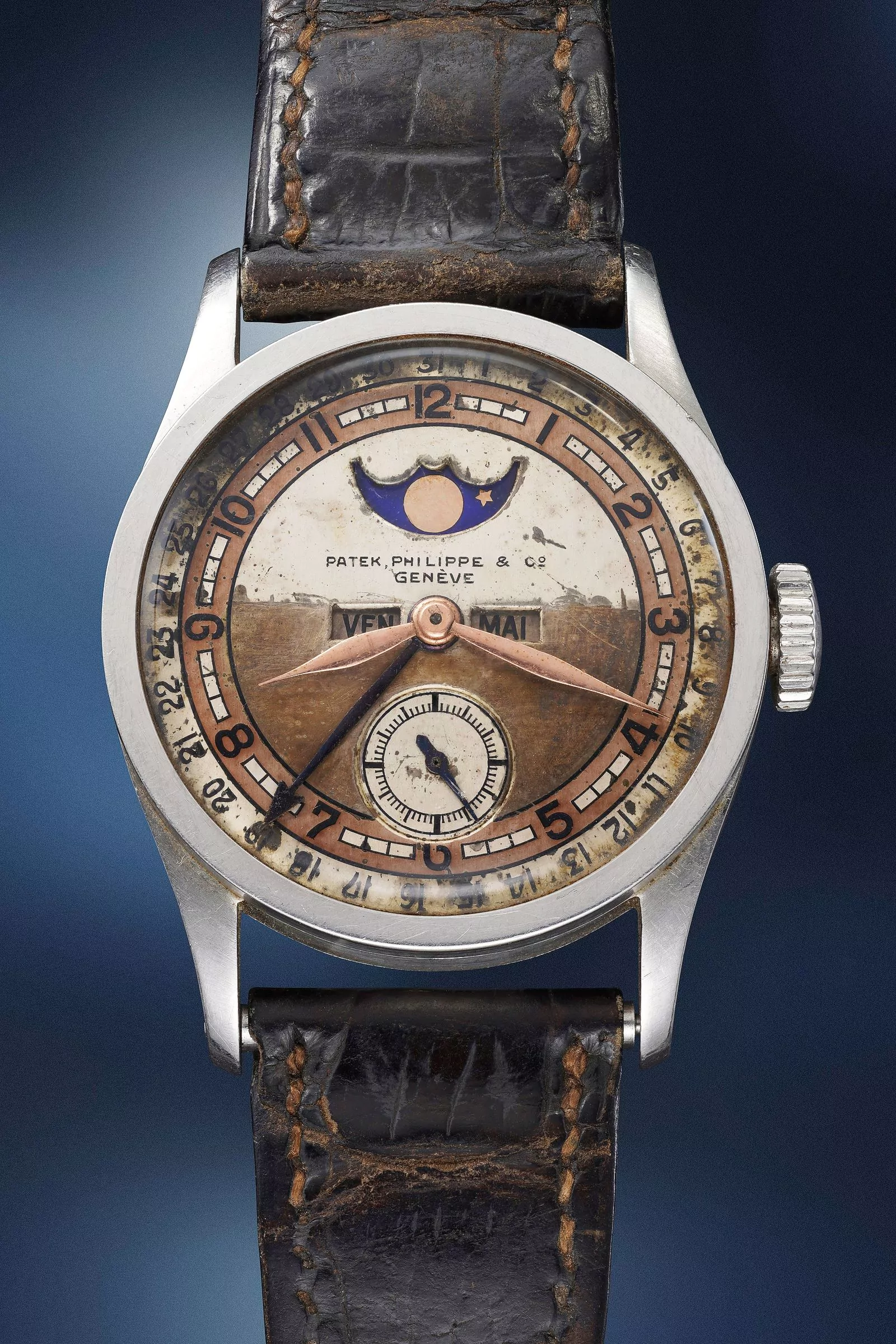 Модель Patek Philippe Reference 96 Quantieme Lune Модель Patek Philippe Reference 96 Quantieme Lune, ранее входившая в коллекцию Айсиньгёро Пуи