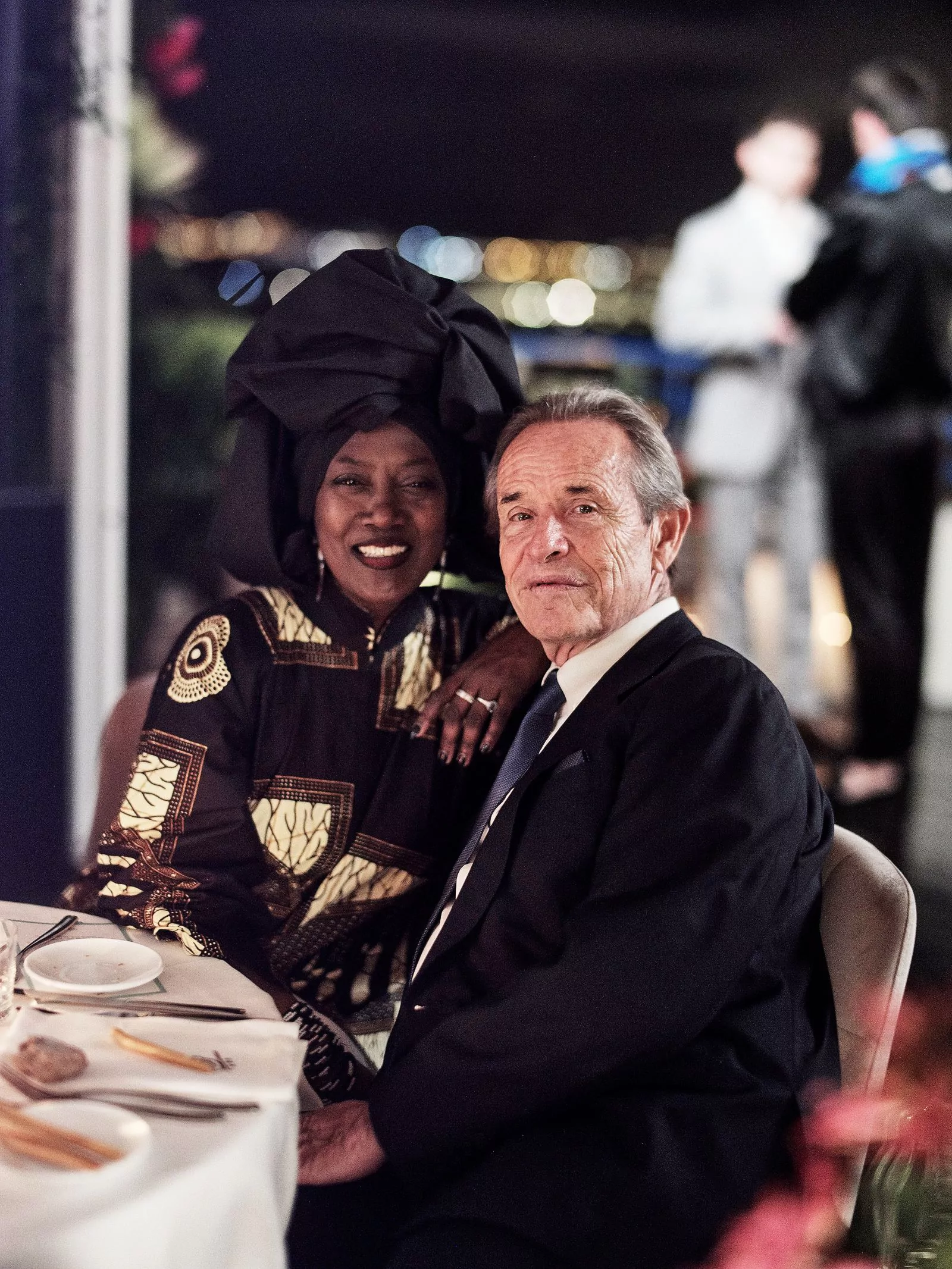 Хаджи Нин и Жаки Икс на джентльменской вечеринке Chopard в Каннах, 17 мая 2023 г.