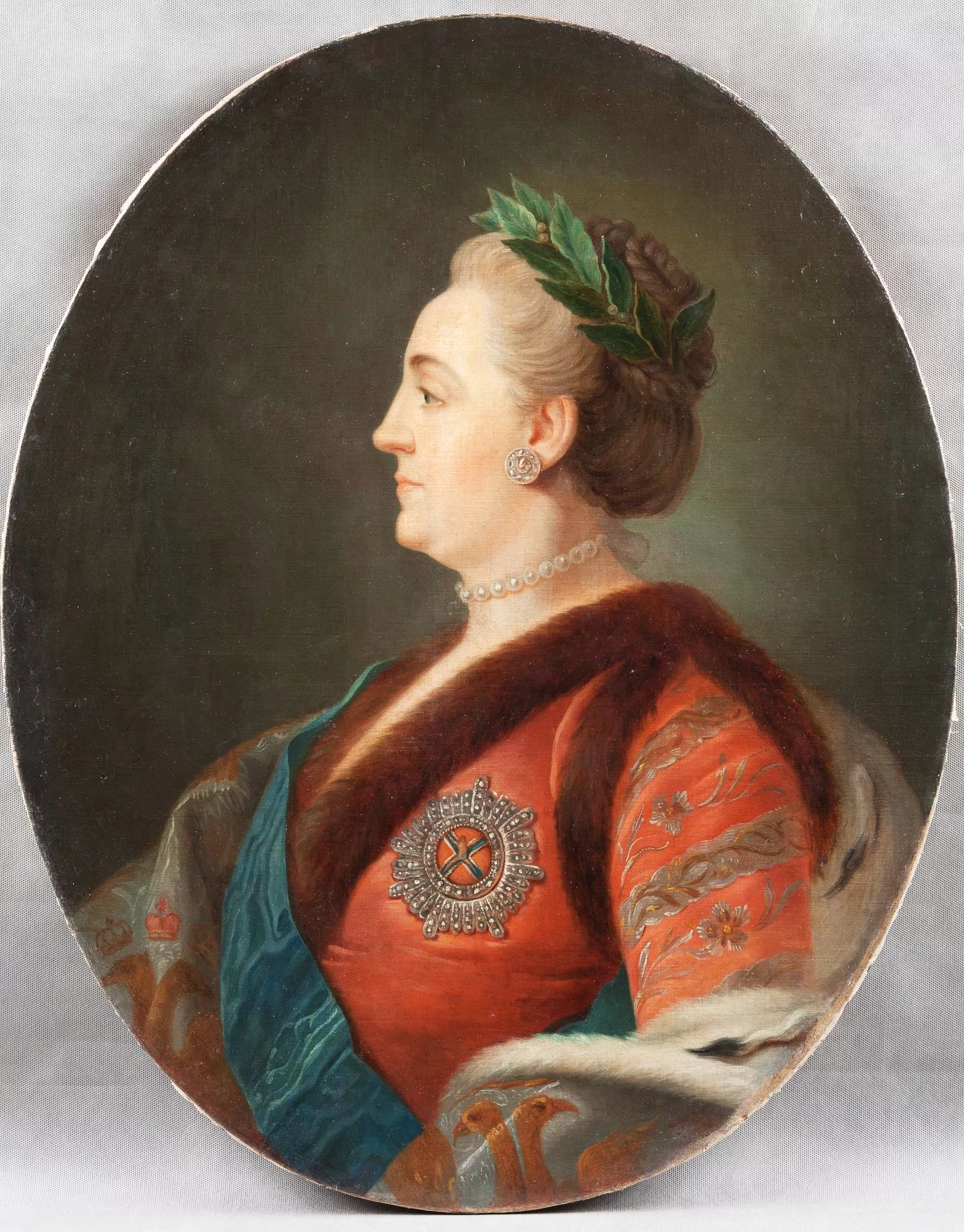 Портрет Екатерины II. Франция. XIX в. Из собрания МГОМЗ