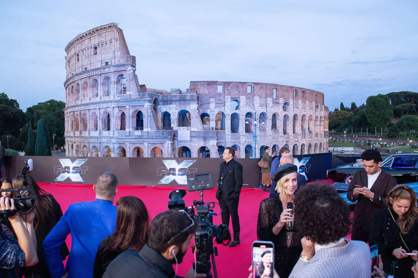 Шарлиз Терон на премьере фильма «Форсаж 10» в Риме, 12 мая 2023 г., фото 5