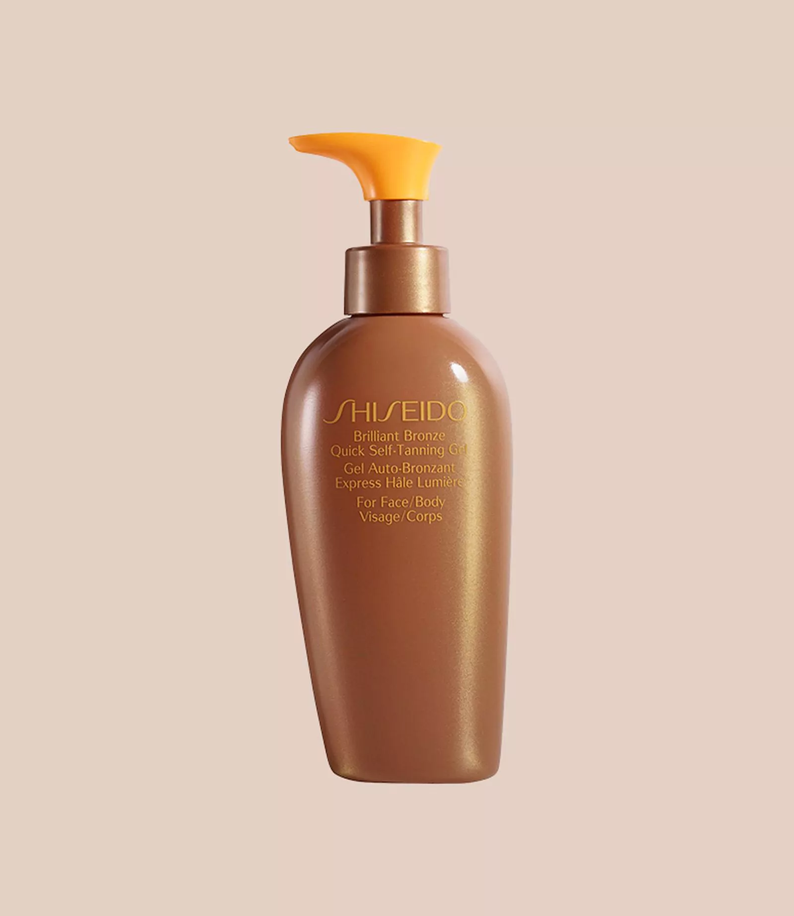Shiseido, гель-автозагар для лица и тела ускоренного действия Brilliant Bronze