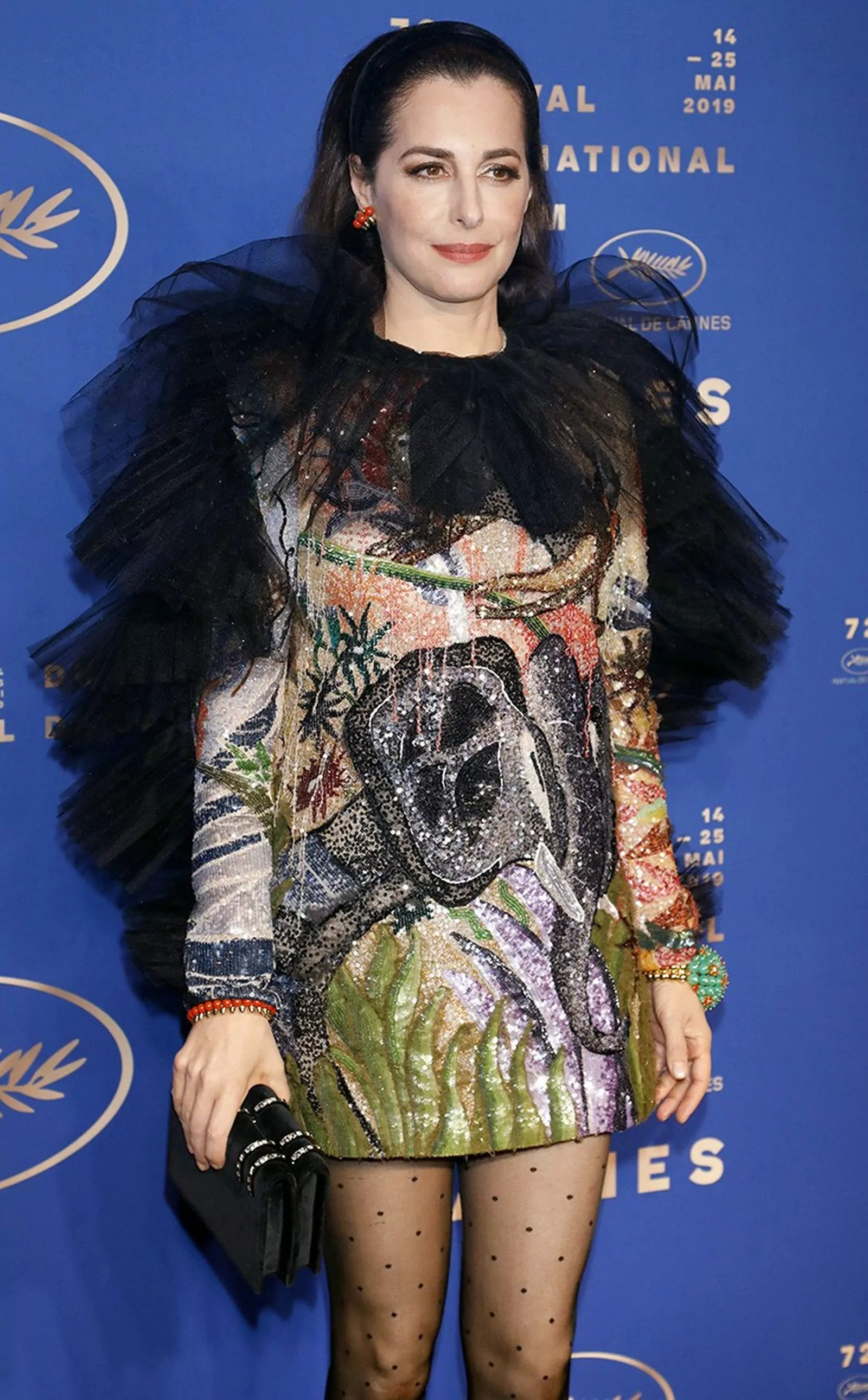 Амира Касар на церемонии открытия 72-го Каннского кинофестиваля, 14 мая 2019 г., фото 4