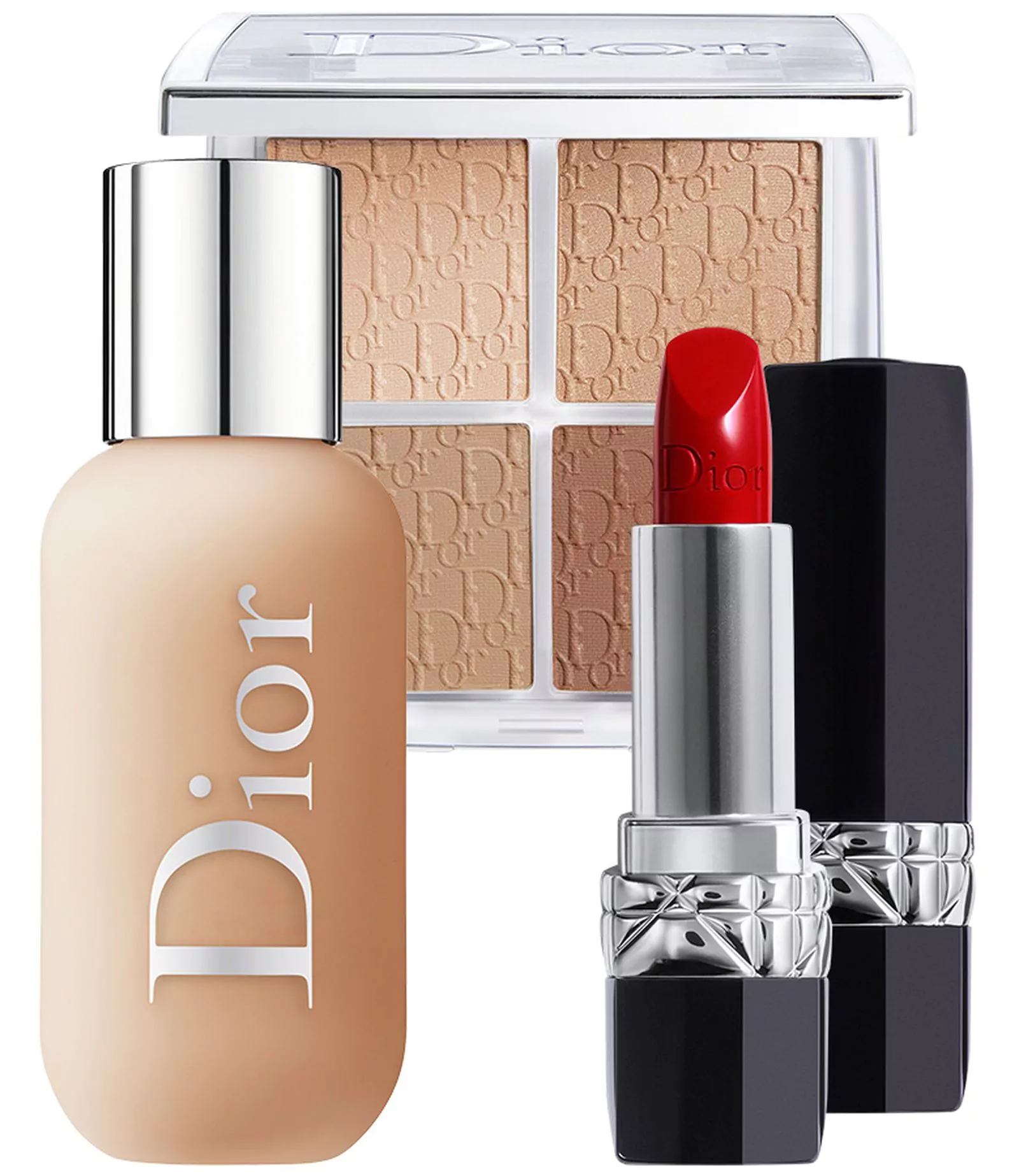 Dior Dior Backstage Contour, Dior Backstage Face and Body Foundation, помада Rouge Dior