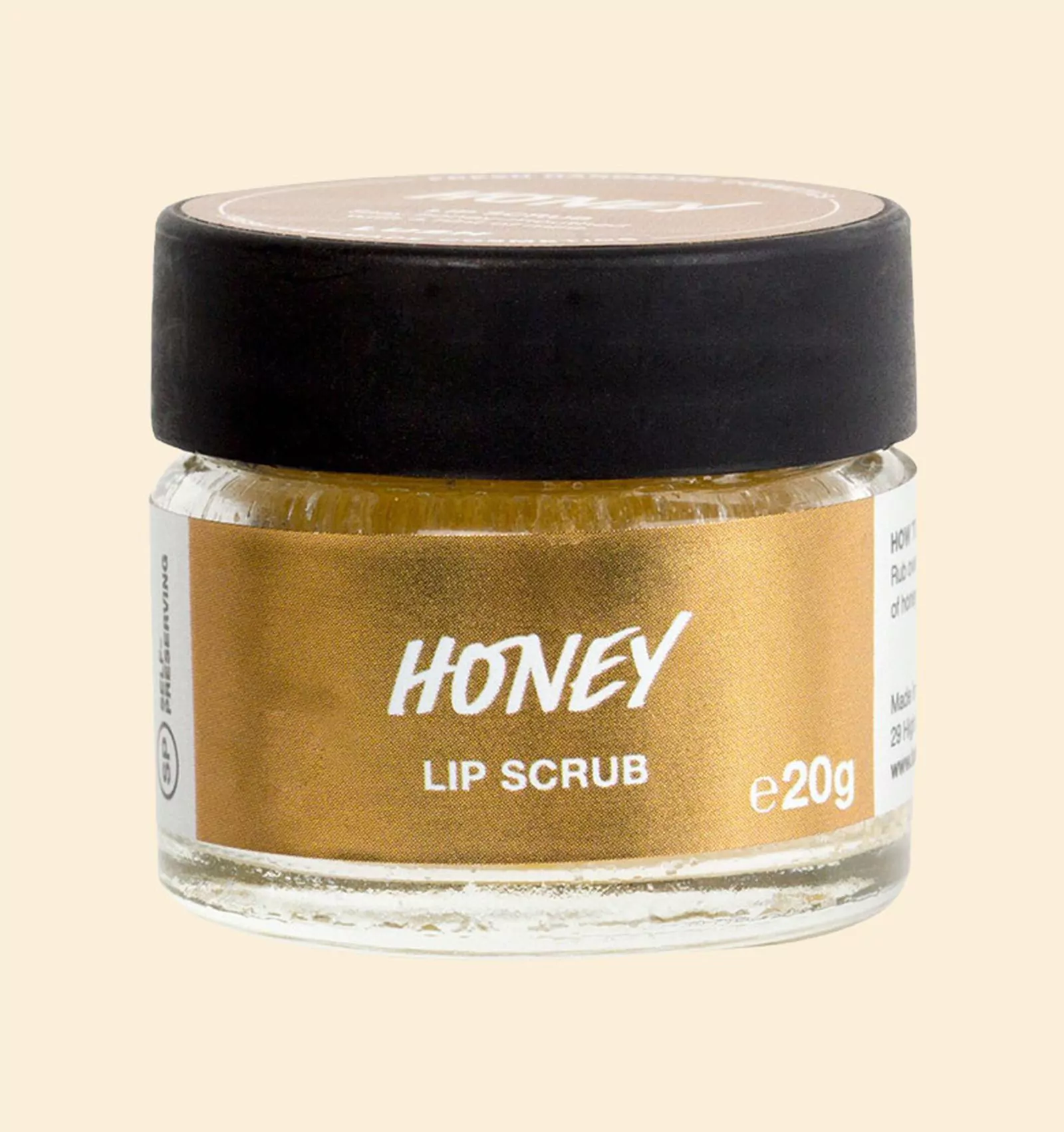 Lush, медовый скраб для губ Honey