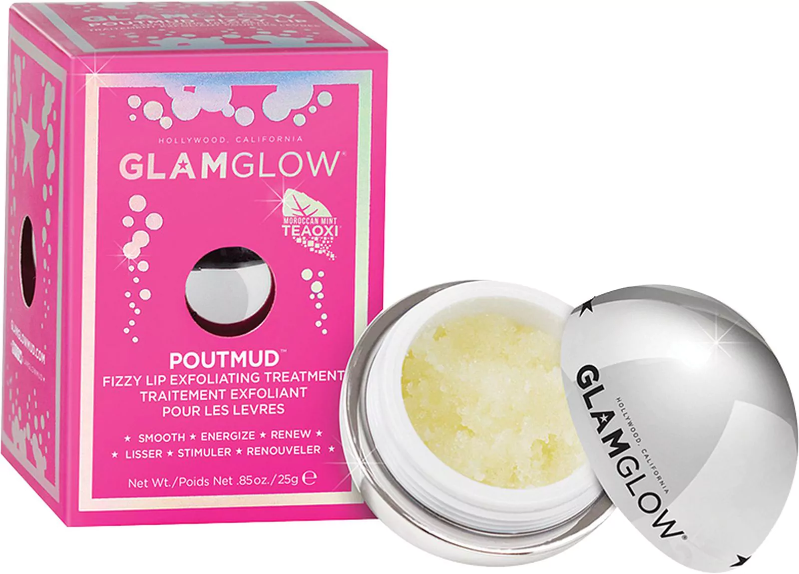 Glamglow, скраб для губ Poutmud Fizzy Lip Exfoliating Treatment