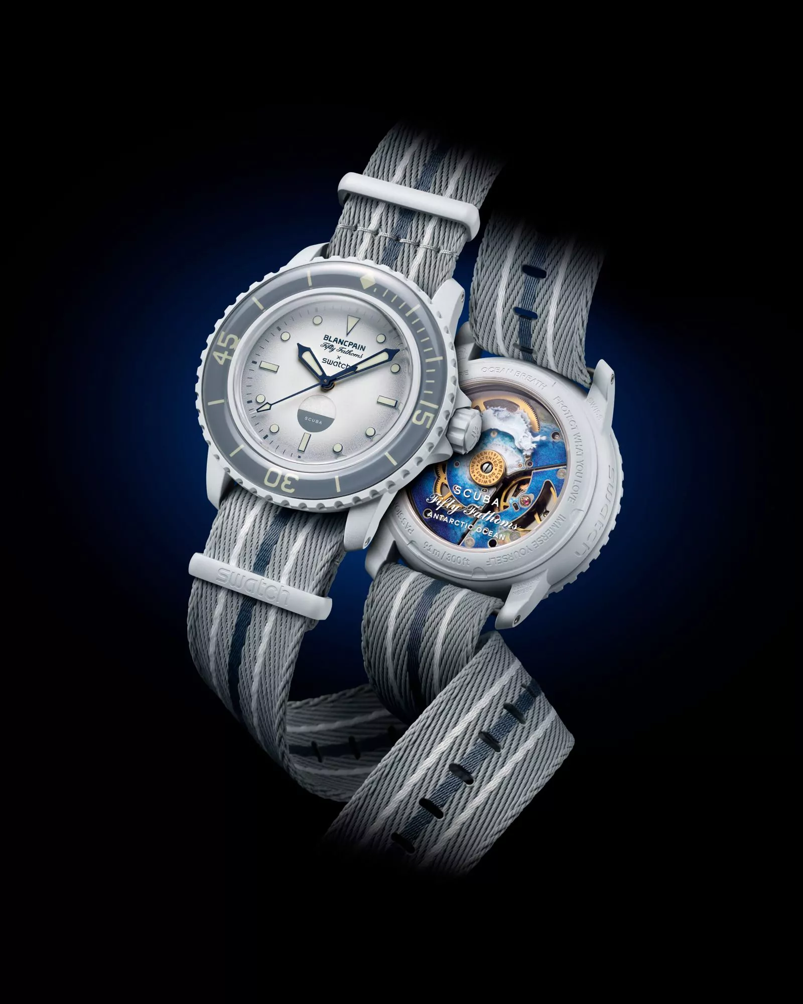часы Swatch Blancpain Fifty Fathoms, фото 2