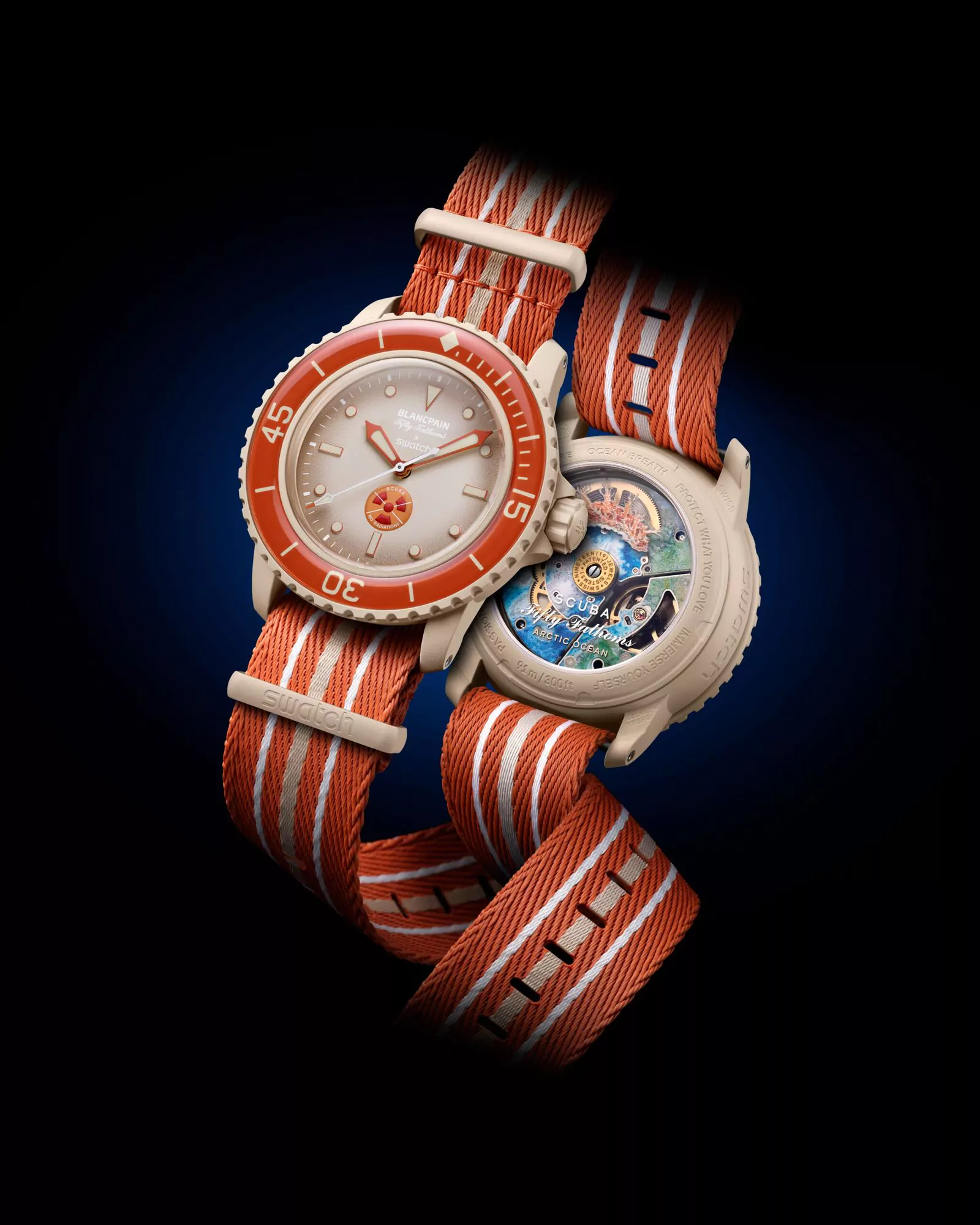 часы Swatch Blancpain Fifty Fathoms, фото 3