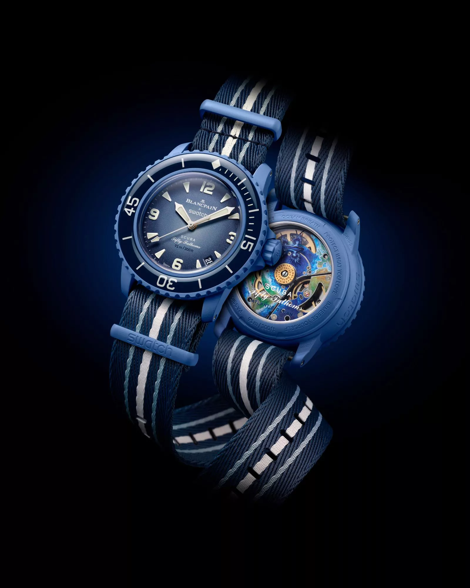 часы Swatch Blancpain Fifty Fathoms, фото 4