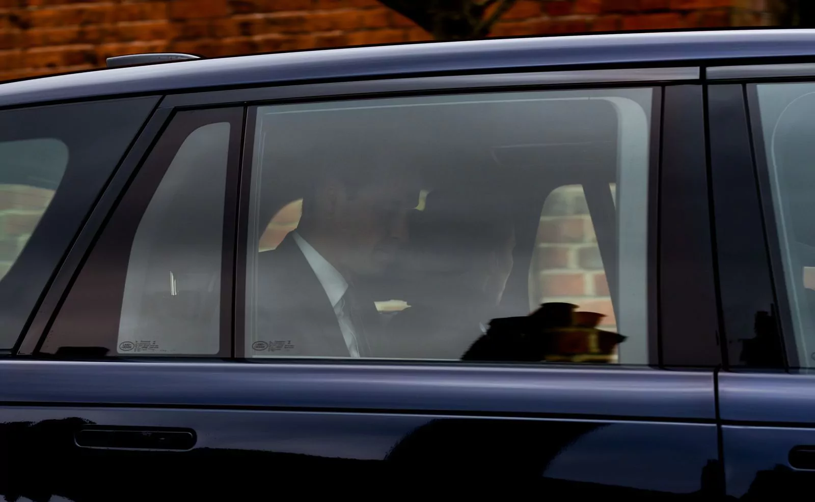 Принц Уильям, март 2024, фото в авто