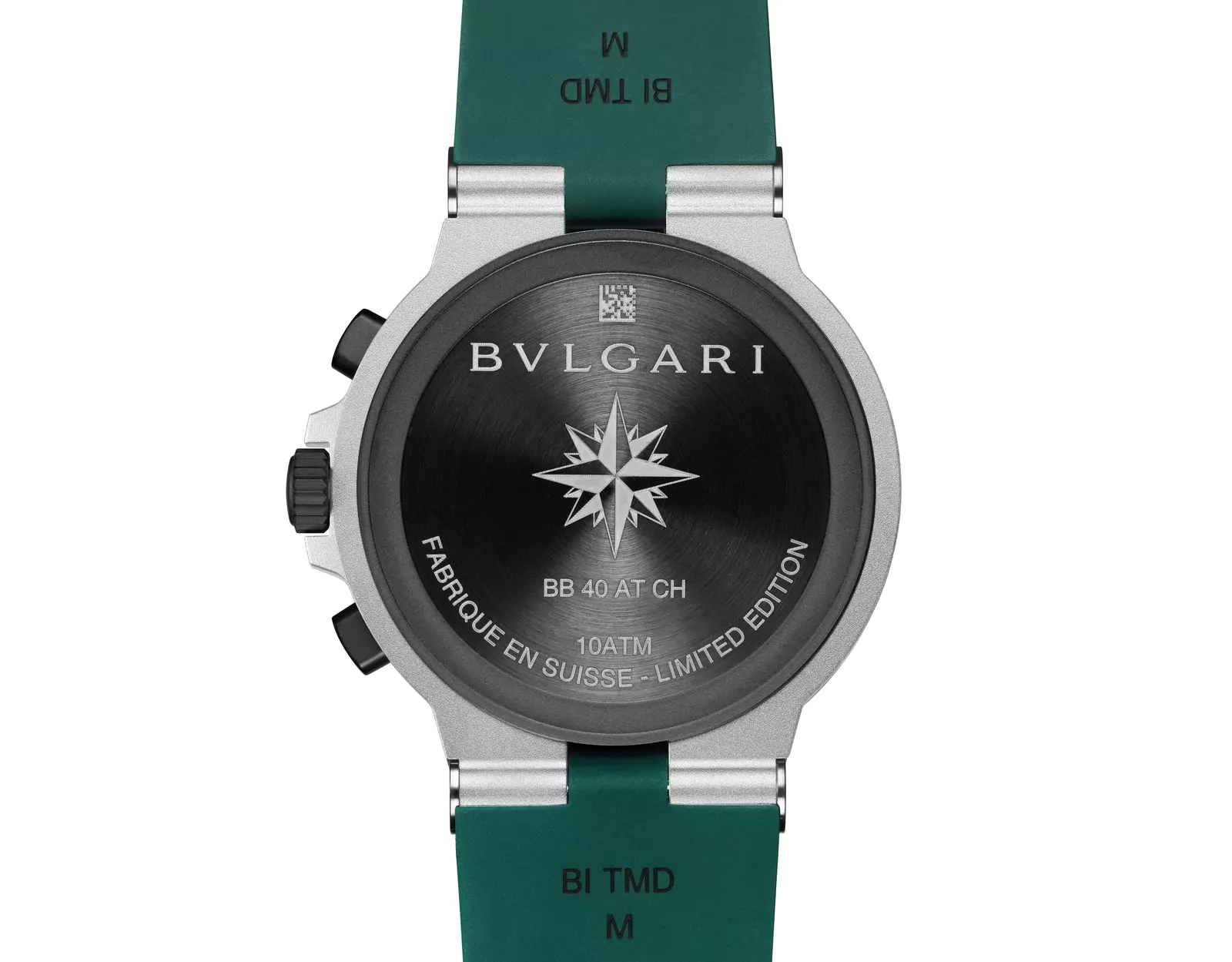 Коллекция часов из алюминия Bvlgari 2024: Chronograph Smeraldo