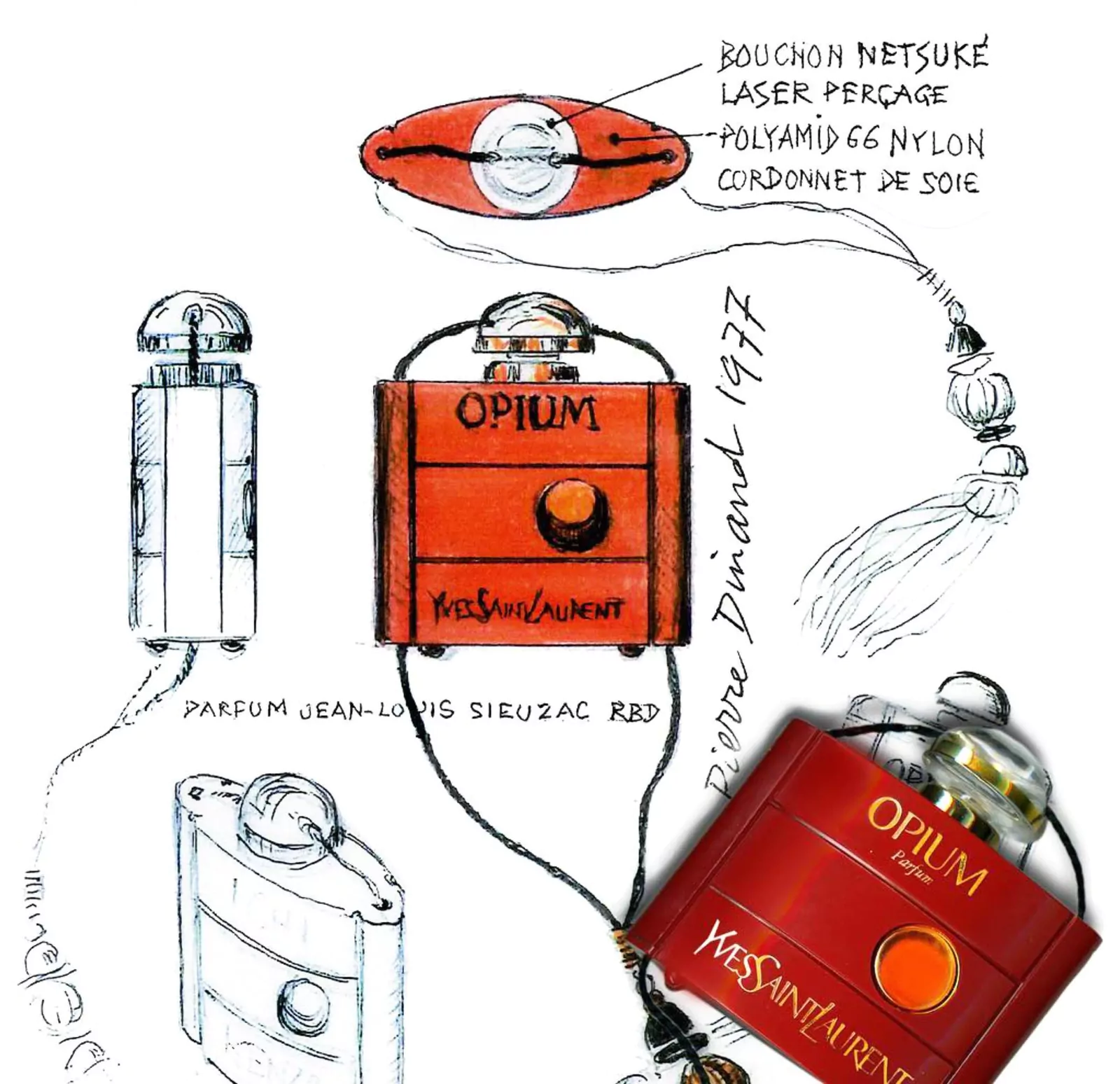 История духов «Opium» YSL: создание флакона