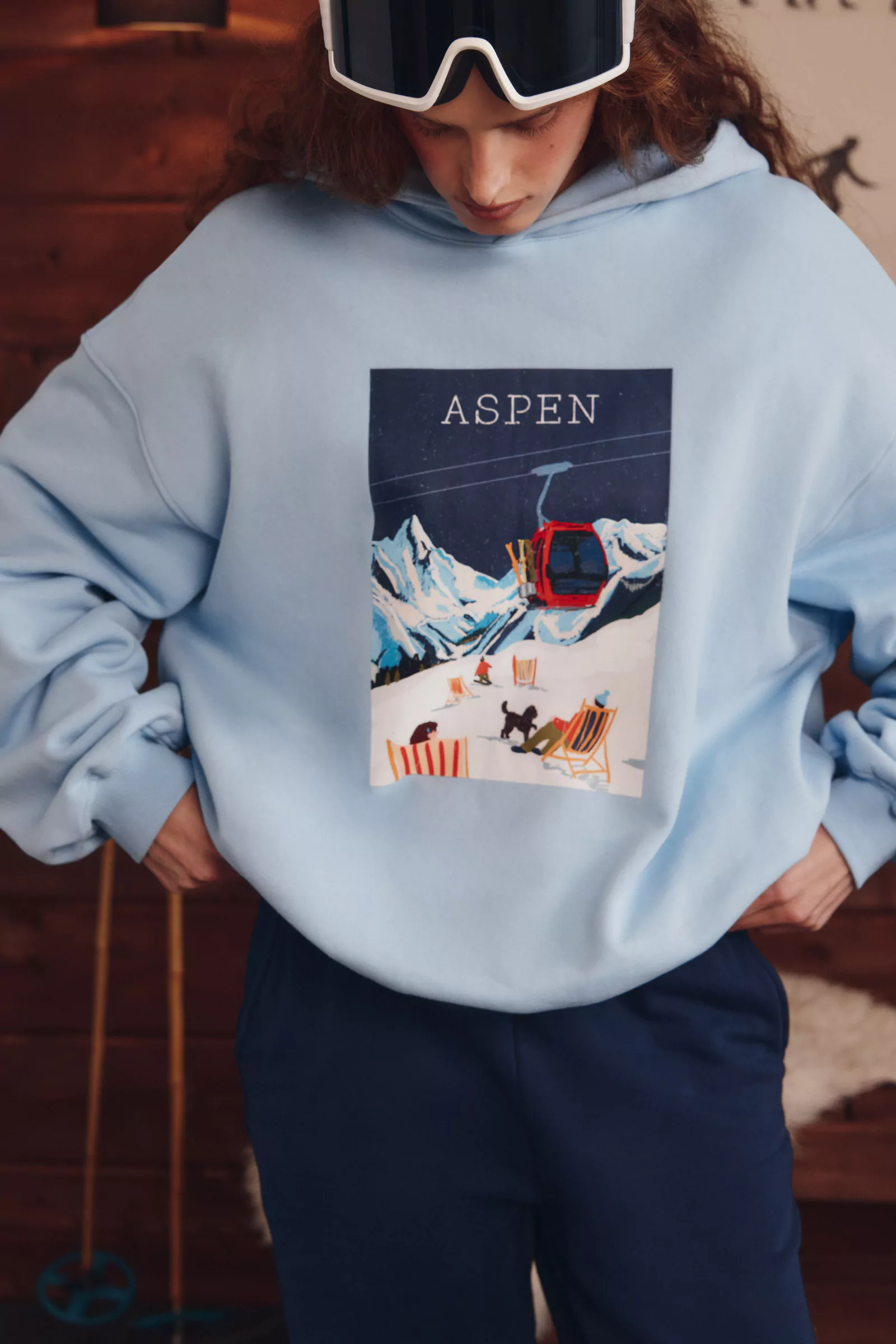 Apres Ski от belle you: худи с капюшоном Aspen