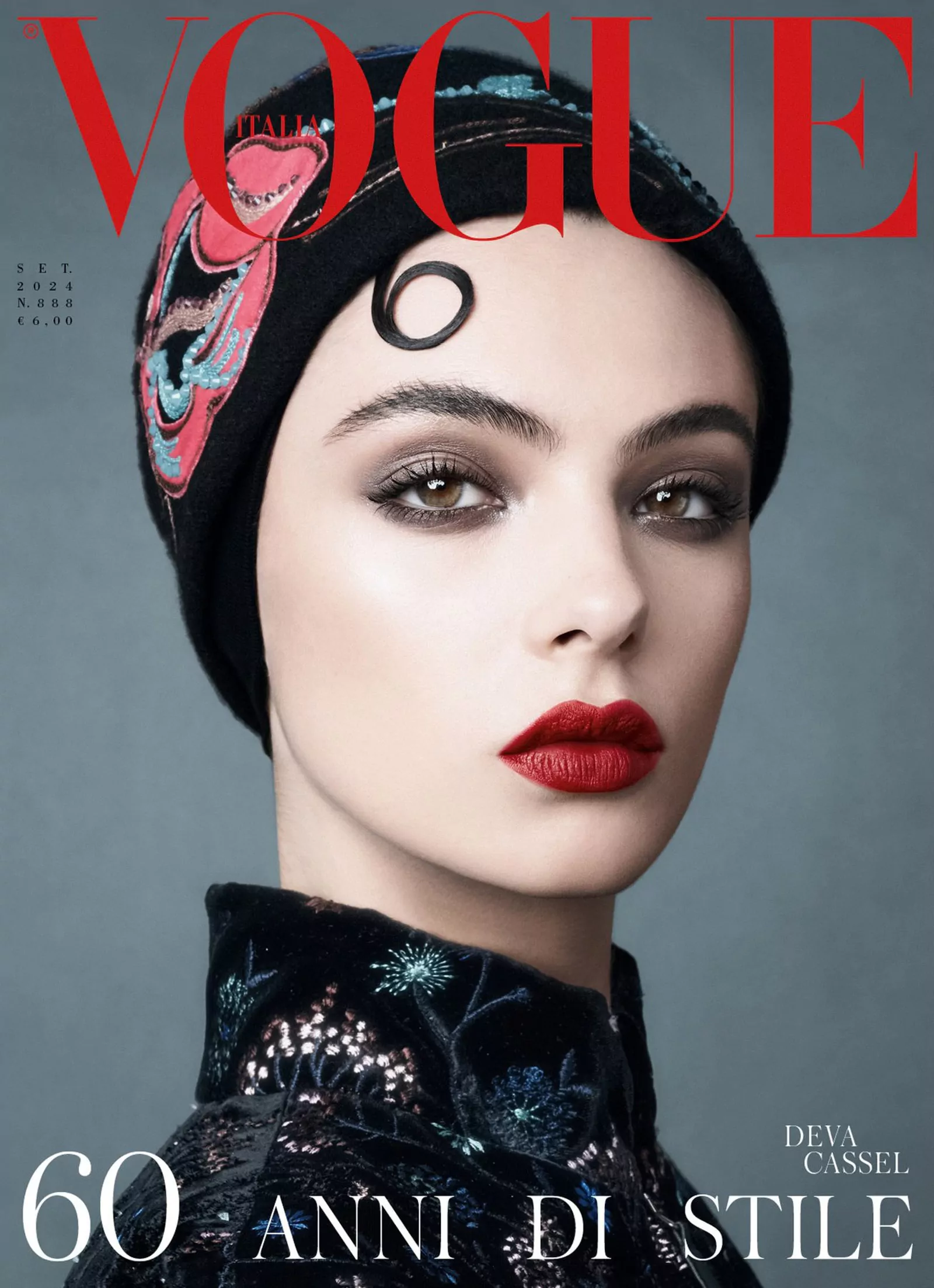 60 лет Vogue Italia: обложка с Девой Кассель