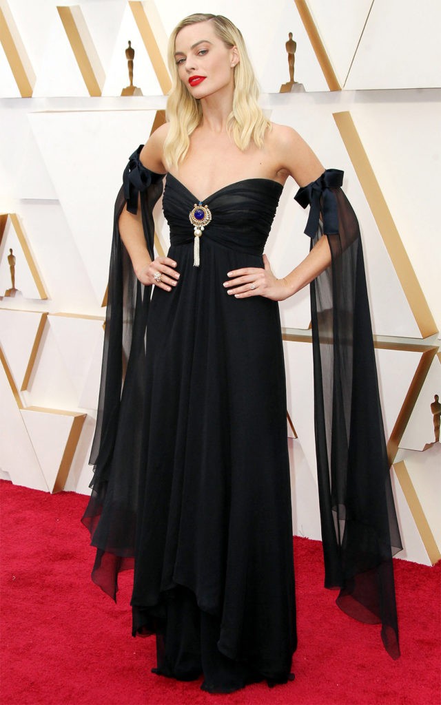 Марго Робби на 92-й церемонии вручения премии Оскар в Лос-Анджелесе, 9 февраля 2020 г.