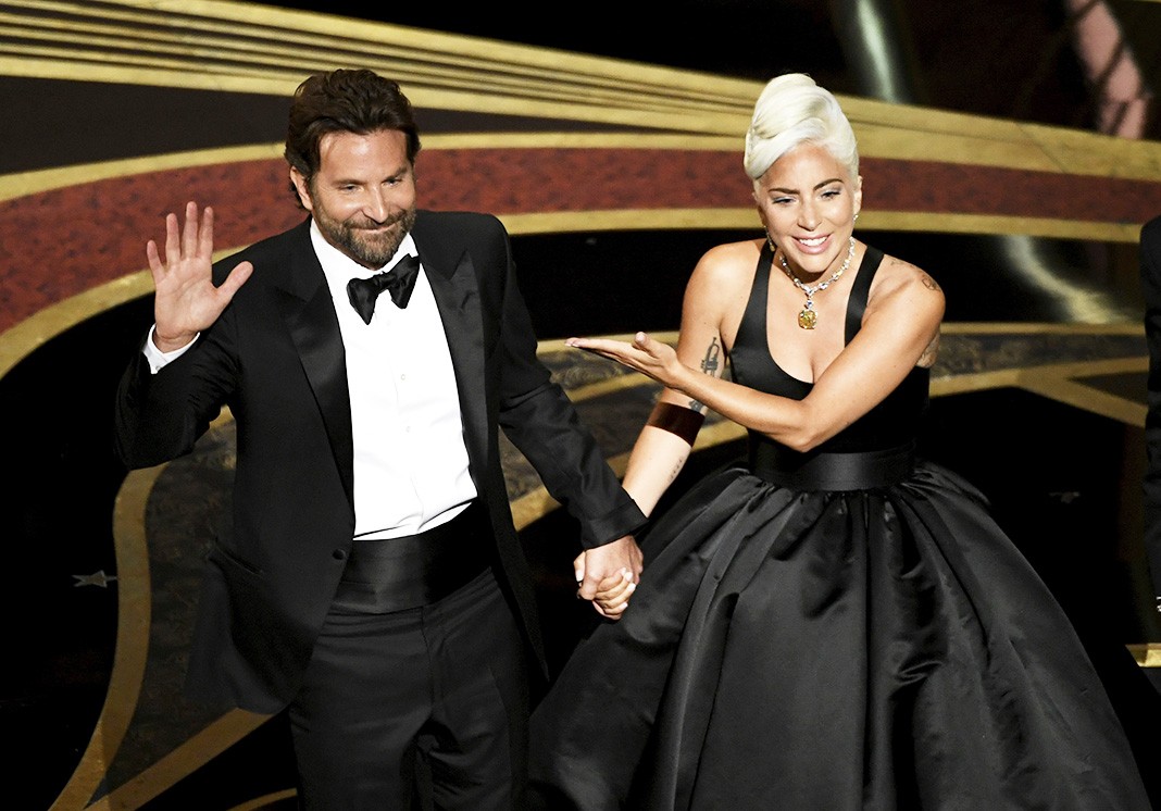 Брэдли Купер, Леди Гага на 91-й ежегодной премии «Оскар» в Голливуде, 24 февраля 2019 г.