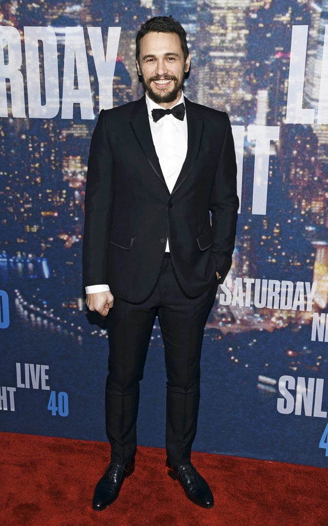 Джеймс Франко на праздновании 40-летия SNL в Нью-Йорке, 15 февраля 2015 г.