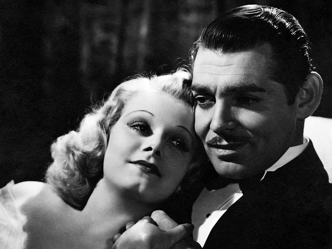 Джин Харлоу, Кларк Гейбл в фильме «Жена против секретарши», 1936 г.