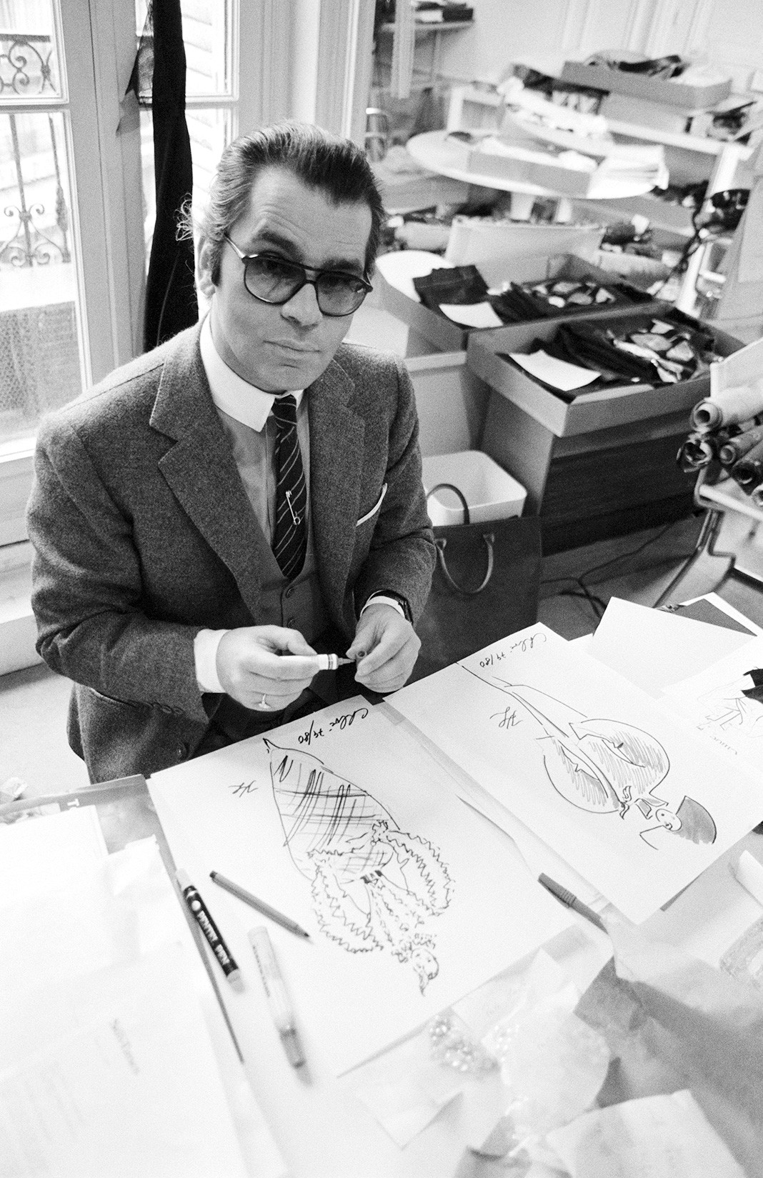 Карл Лагерфельд — художественный директор Chloé, 1979 г.