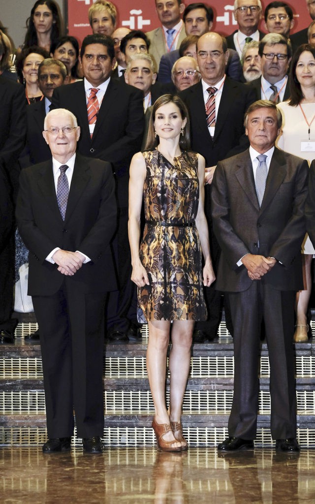 Королева Летиция на ежегодном собрании директоров Института Сервантеса в Мадриде, 27 июля 2016 г.