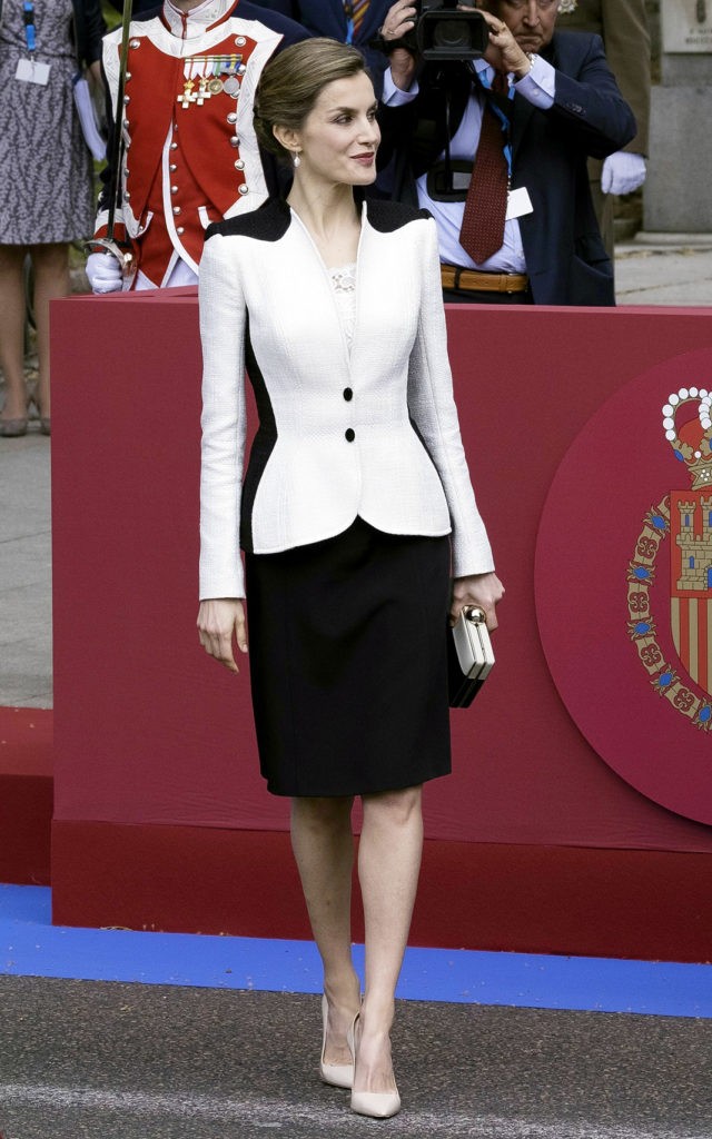 Королева Летиция на праздновании Дня армии в Мадриде, 28 мая 2016 г.