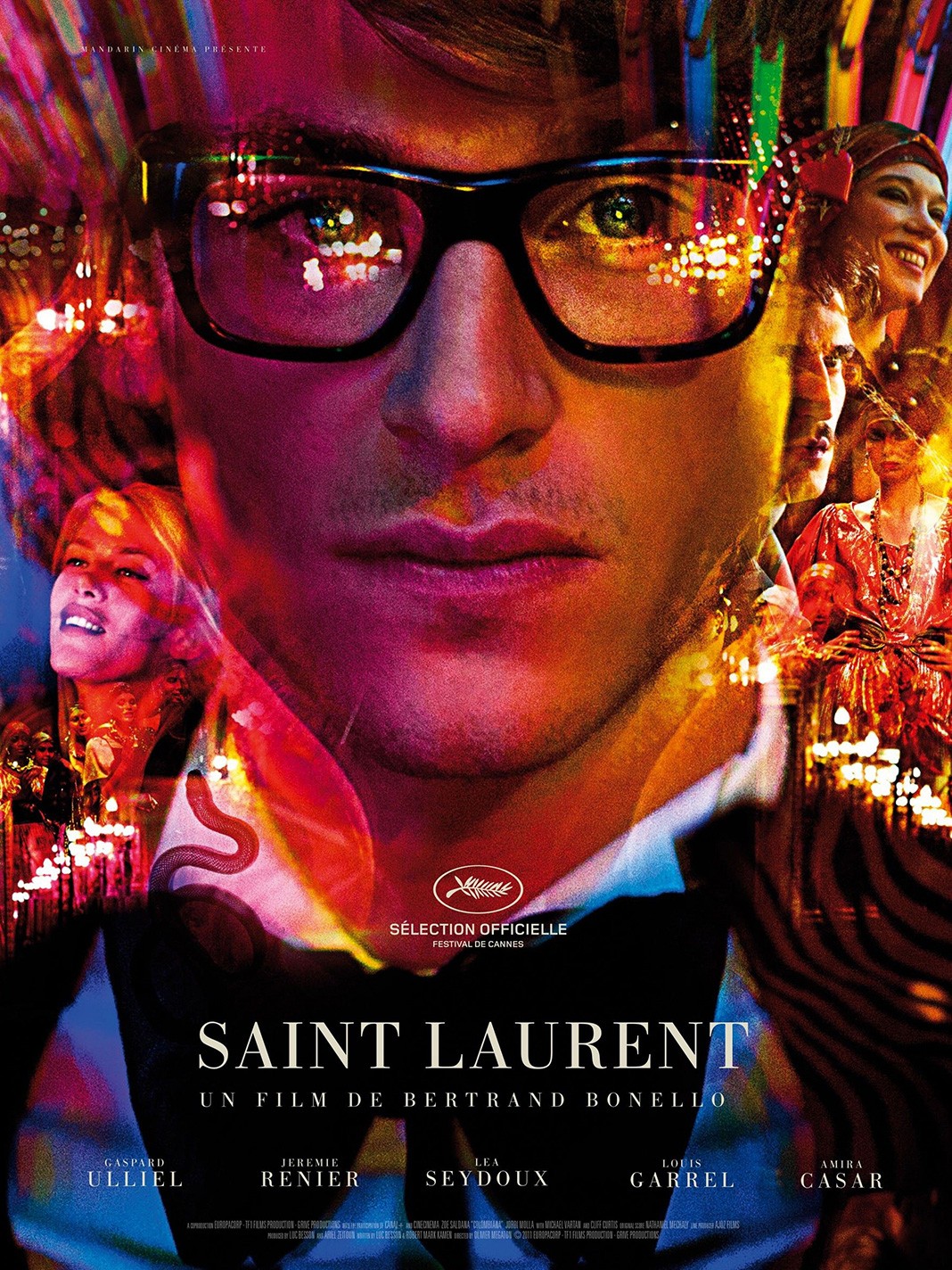 Афиша из фильма «Сен-Лоран. Стиль — это я» (Saint Laurent), 2014 г.