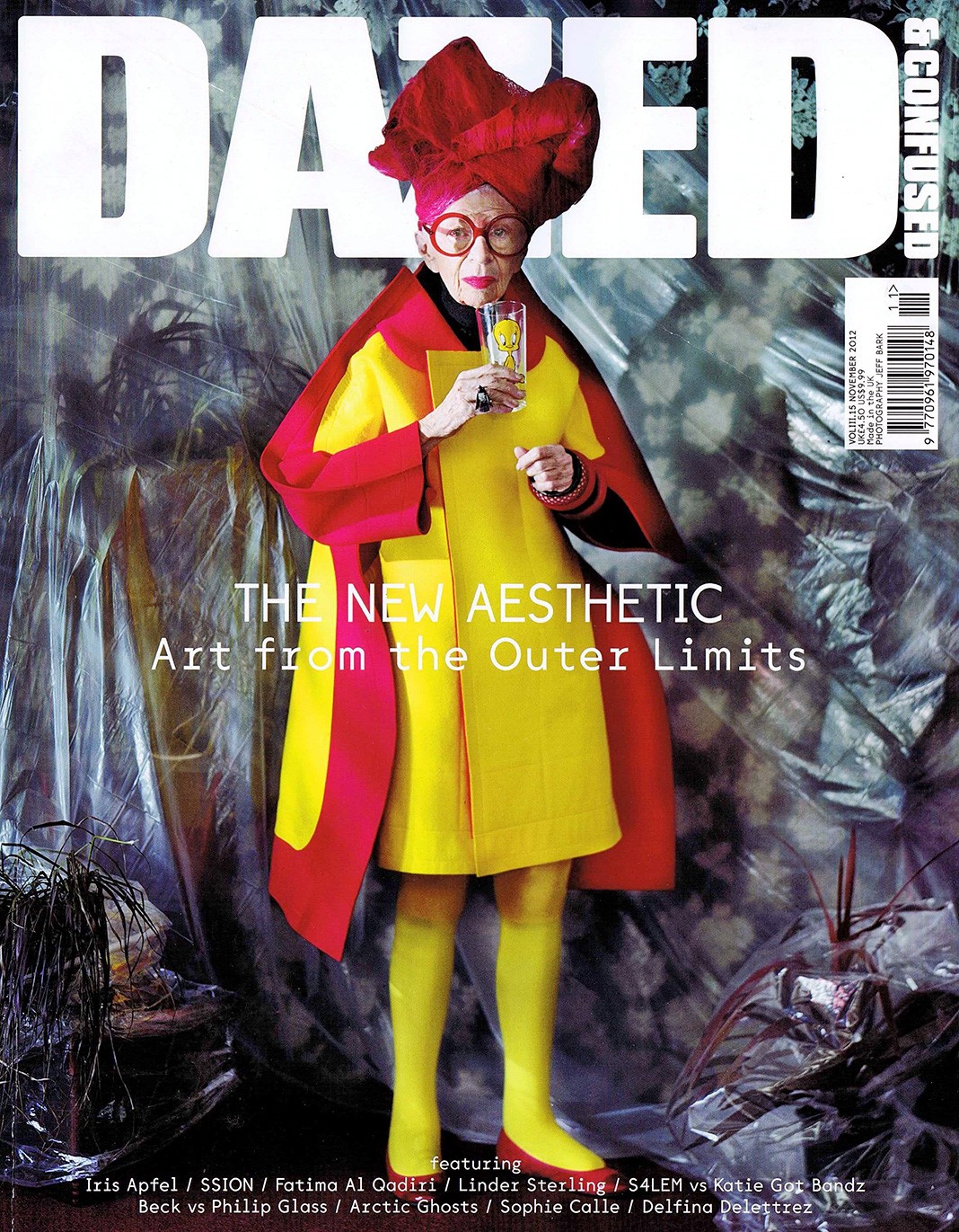 На обложке журнала Dazed, ноябрь 2012 г.