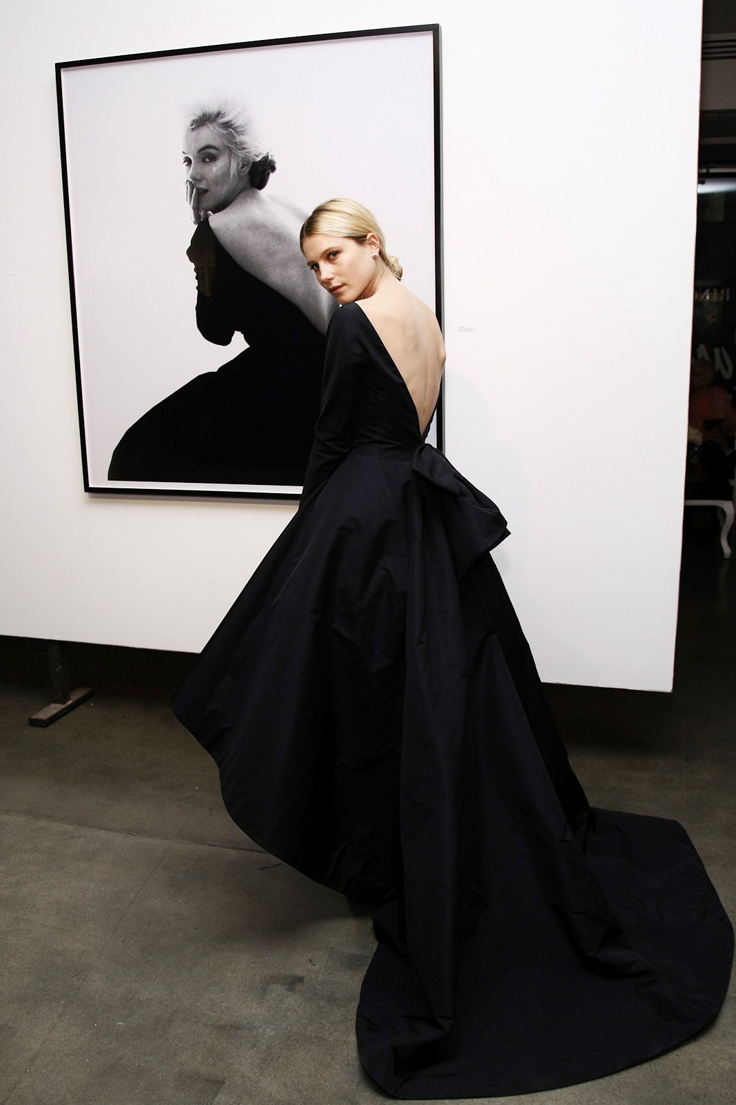 На открытии выставки Dior и The Weinstein Company «Picturing Marilyn» в Нью-Йорке, 9 ноября 2011 г.