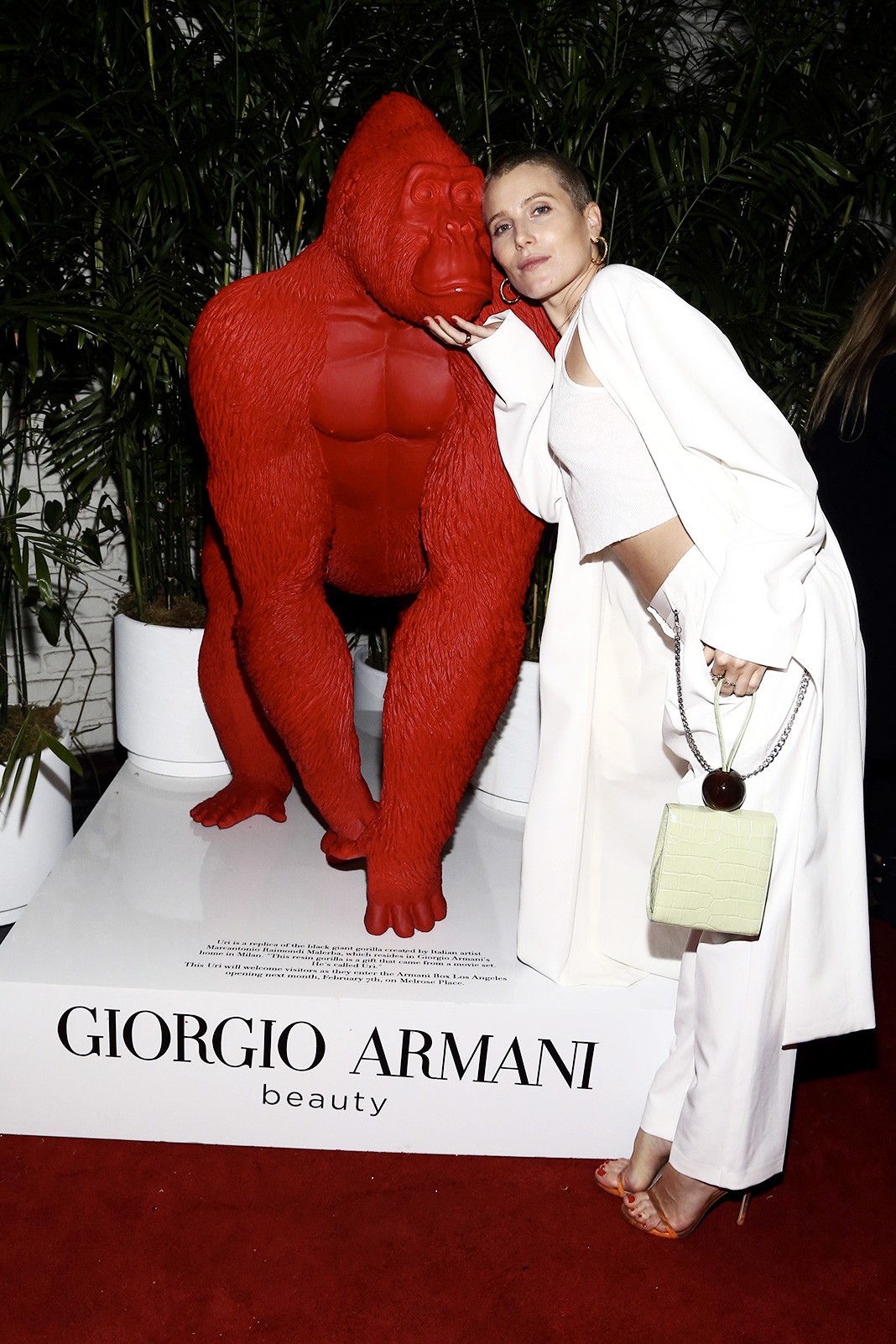 На выставке Giorgio Armani Beauty в Лос-Анджелесе, 4 января 2019 г.