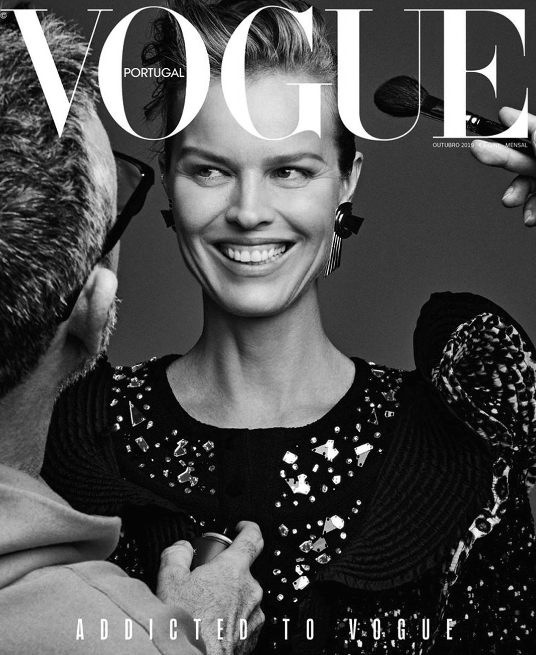 На обложке журнала Vogue Portugal, октябрь 2019 г.