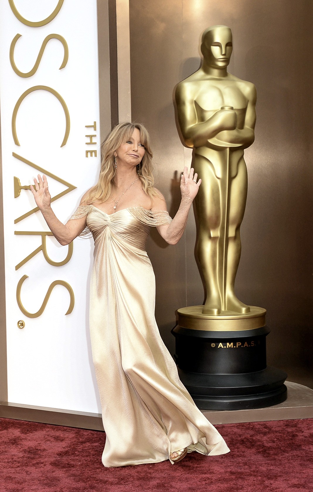 На церемонии вручения премии «Оскар» в Голливуде, 2 марта 2014 г.